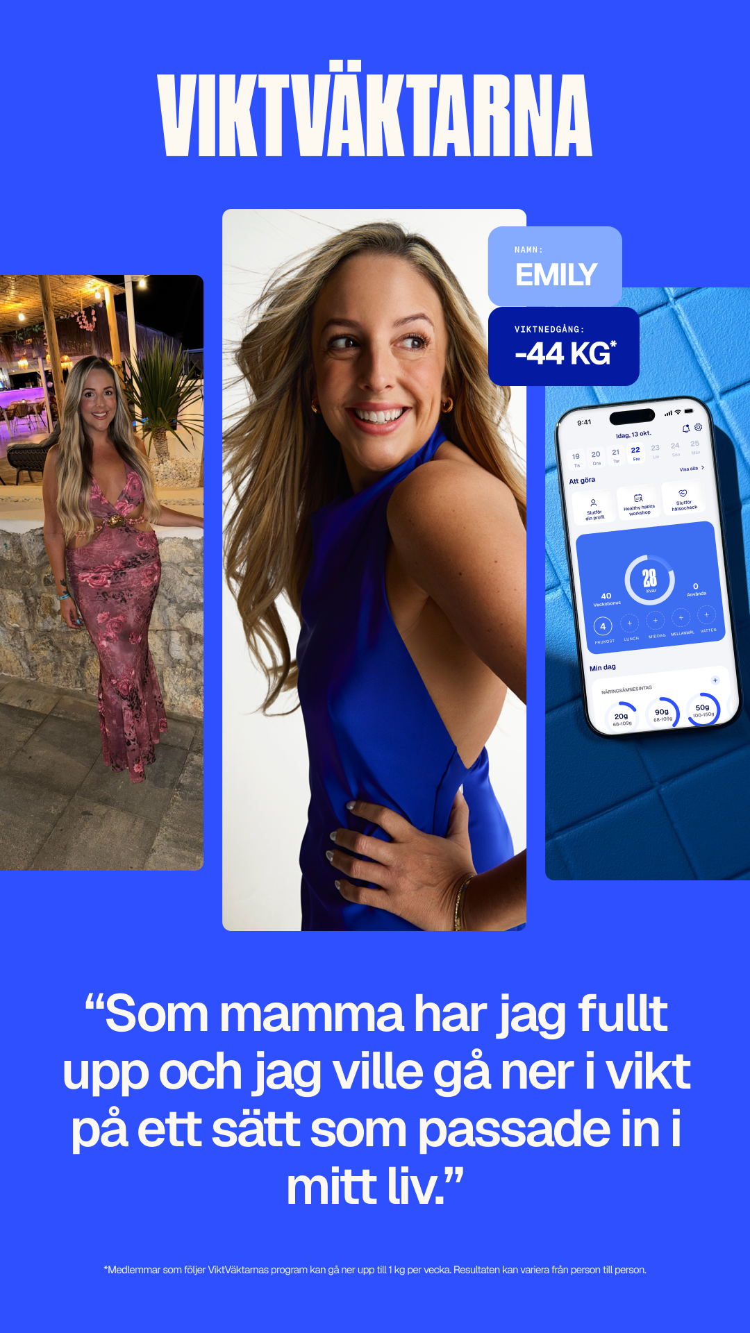 WeightWatchers Facebook ad