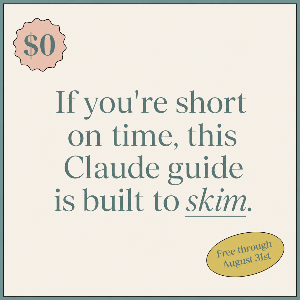 Kate Kordsmeier Facebook ad: Claude AI for YOUR business