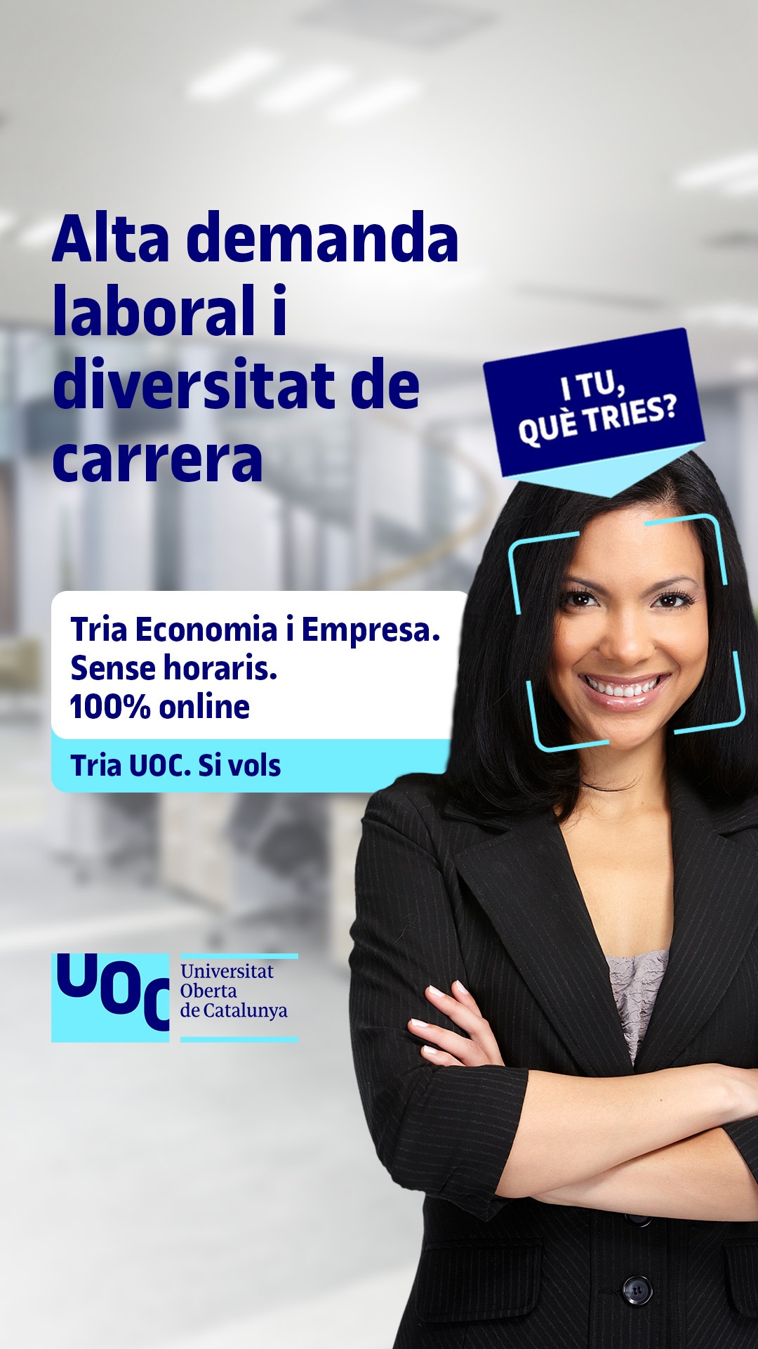 Universitat Oberta de Catalunya (UOC) Facebook ad