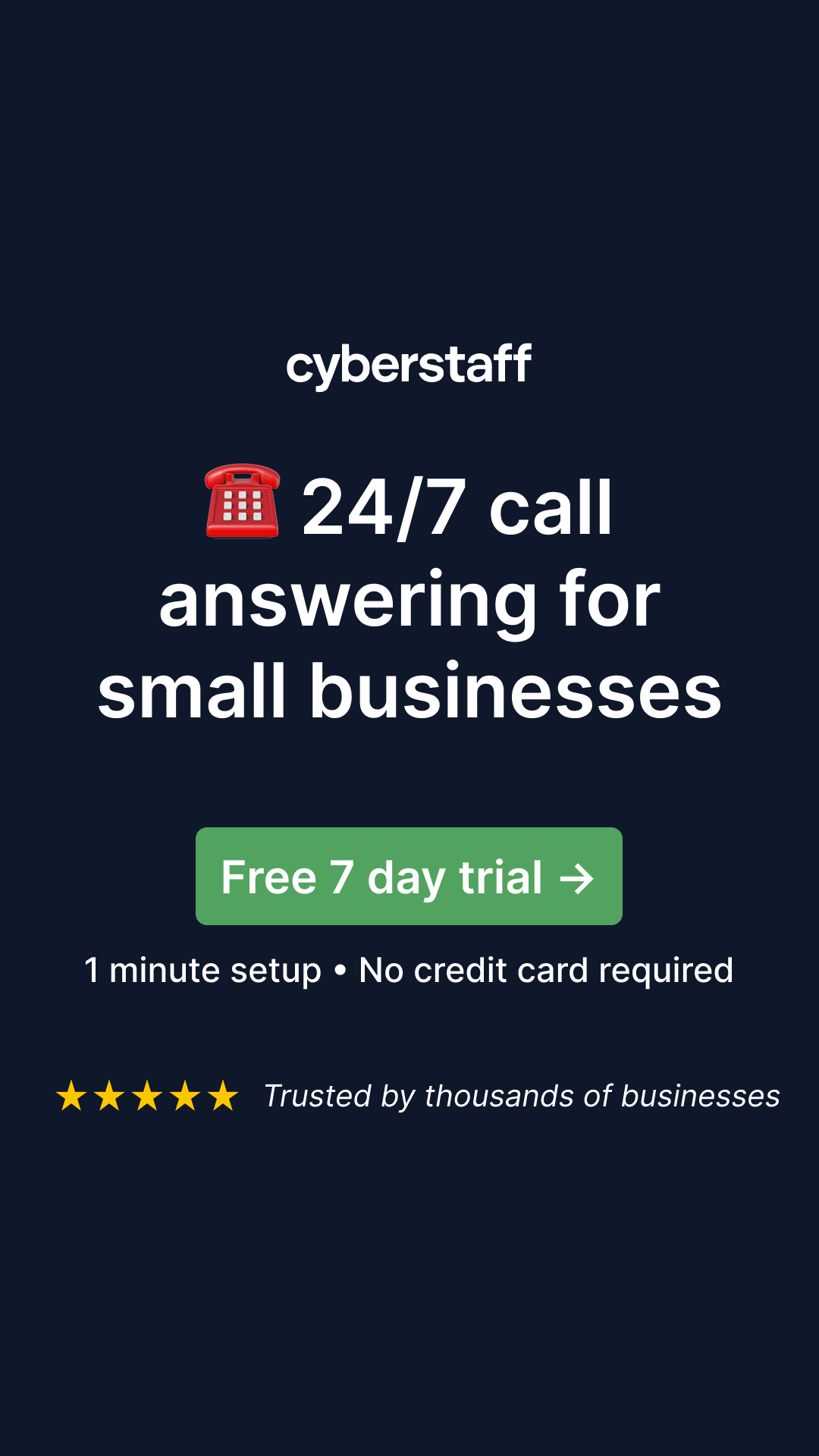 Cyberstaff Facebook ad