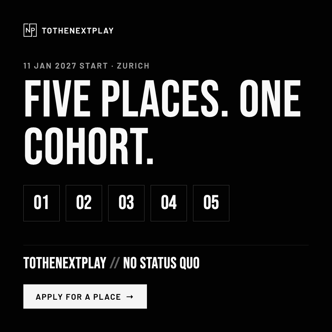 ToTheNextPlay Facebook ad: Only 5 Spots Per Cohort - Book Your Call