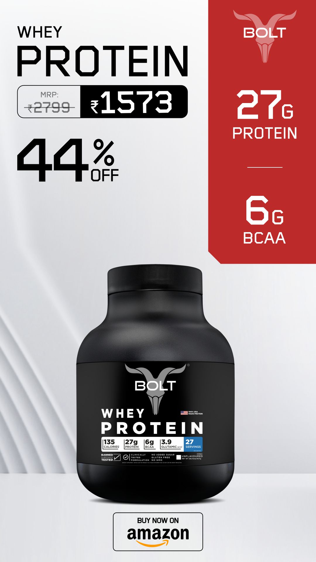 BOLT Nutrition Facebook ad from Sep 23, 2025