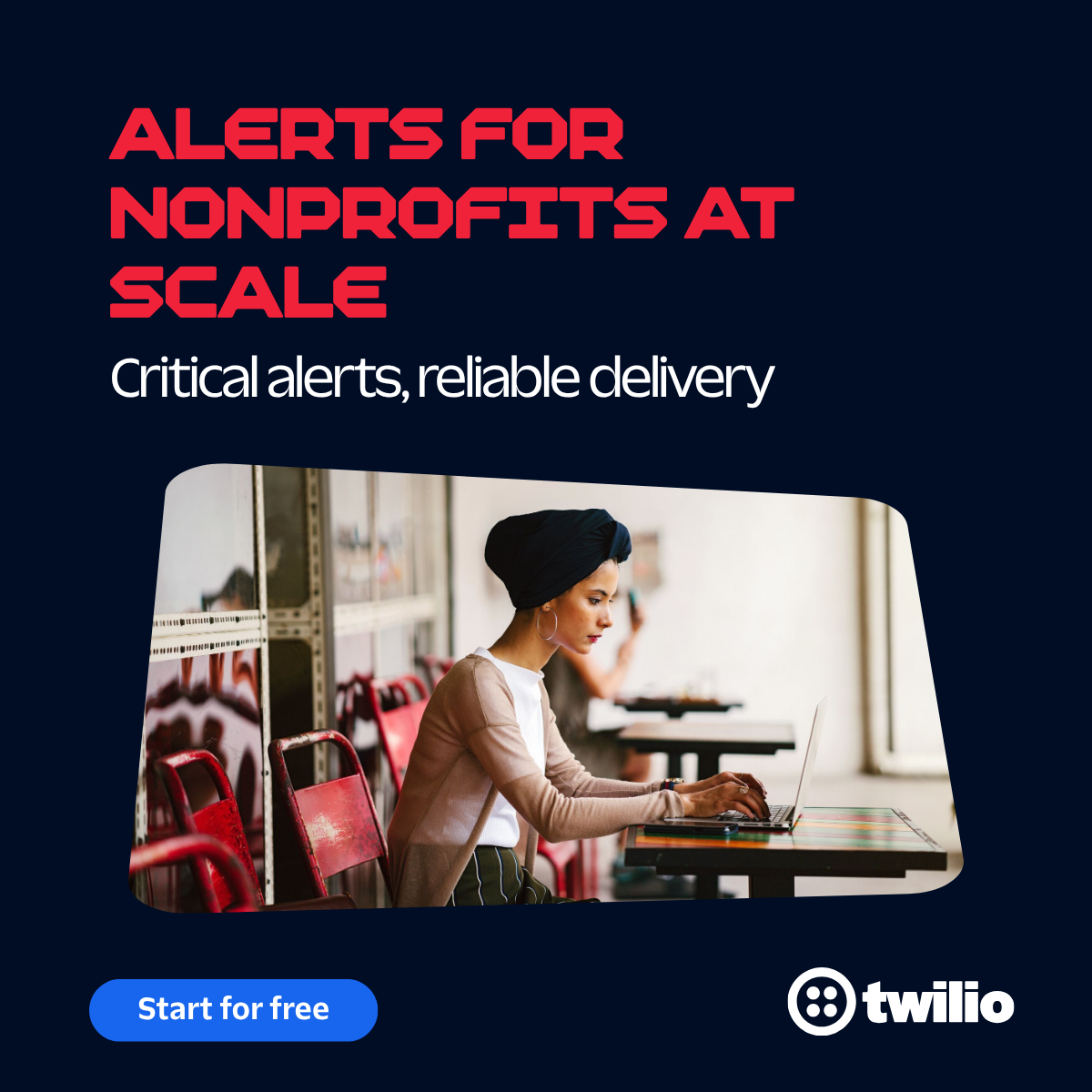 Twilio Facebook ad