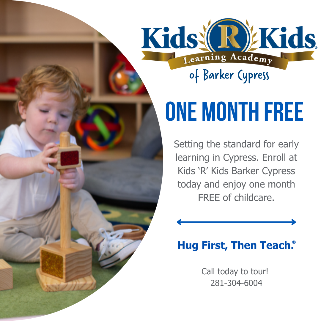Kids 'R' Kids of Barker Cypress Facebook ad