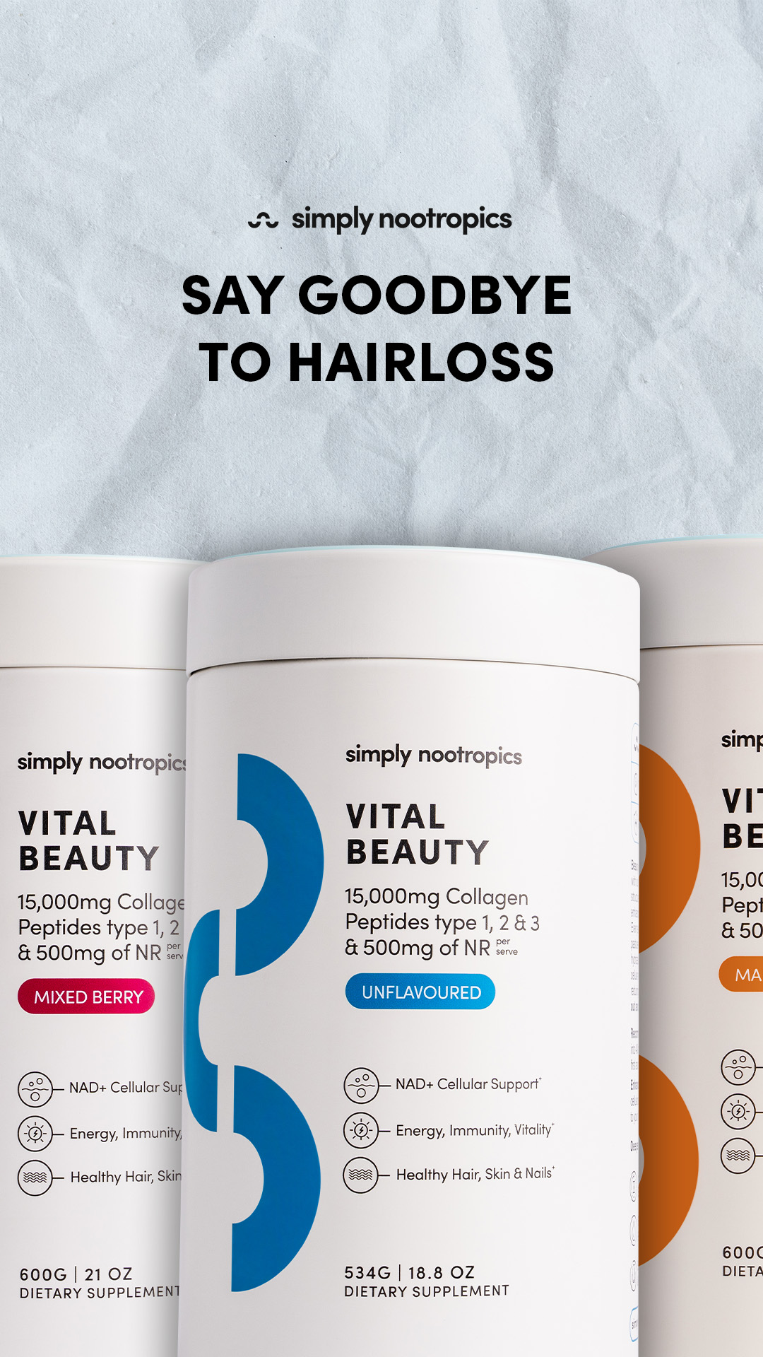 Simply Nootropics Facebook ad