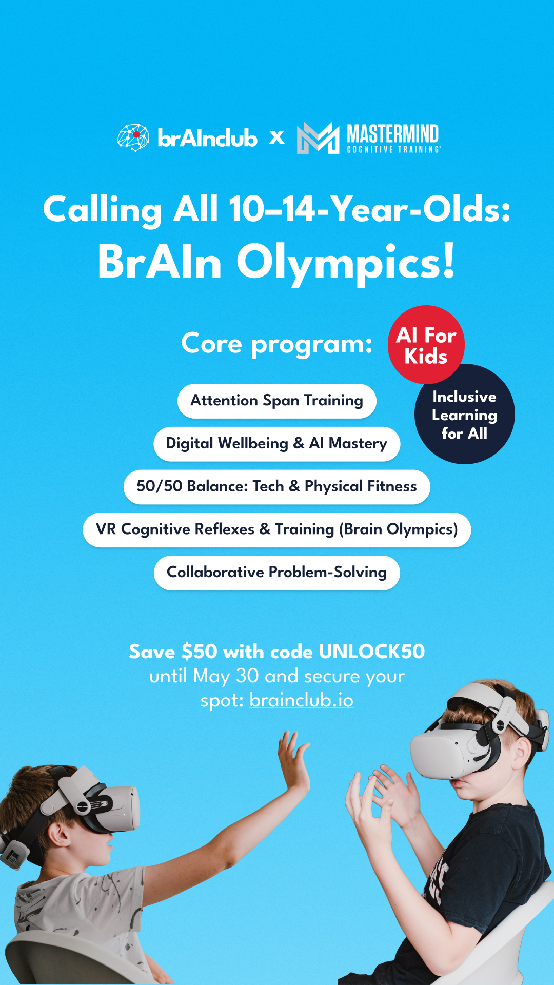 Brainclub Chicago Facebook ad