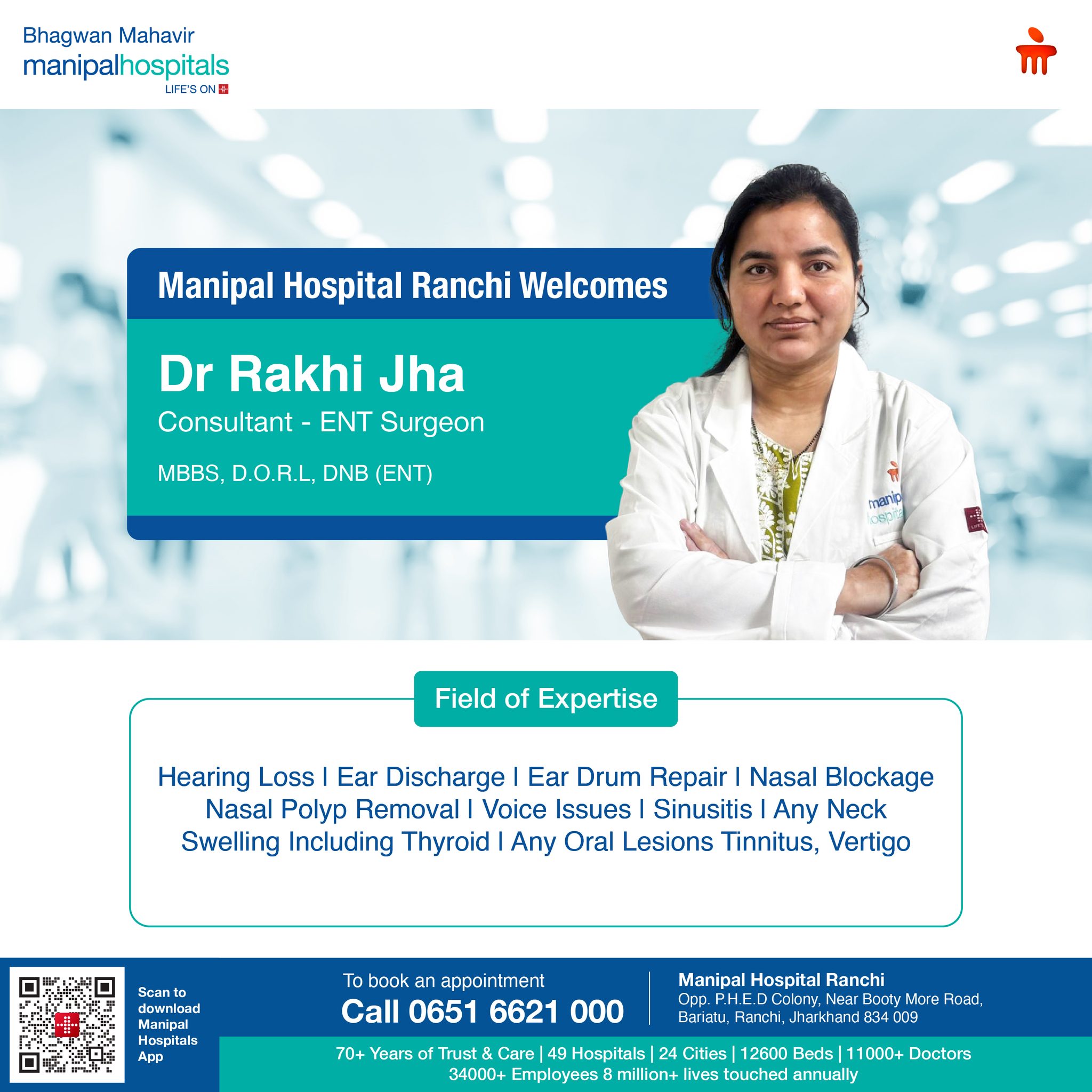 Manipal Hospitals Facebook ad