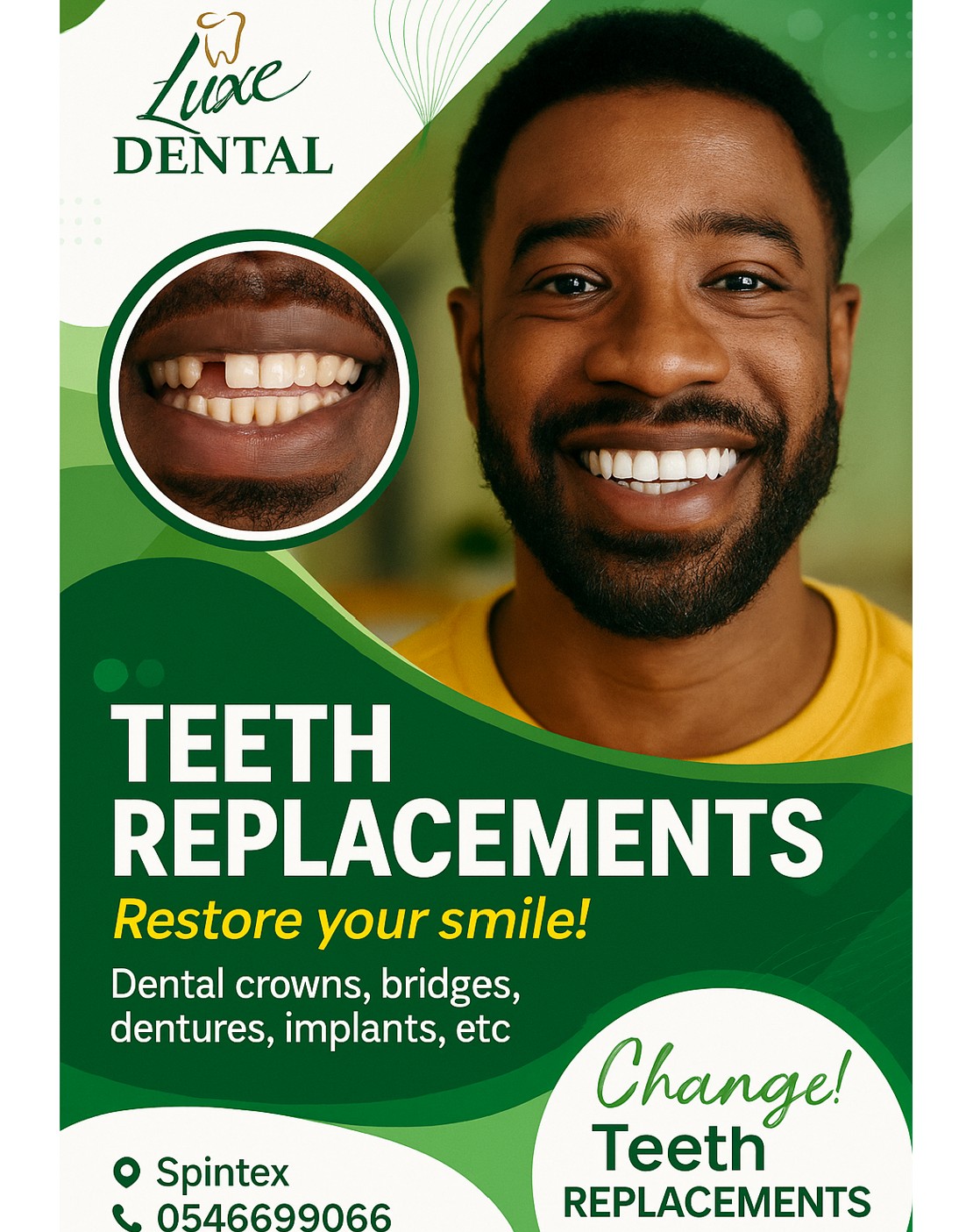 Luxe Dental Clinic Facebook ad