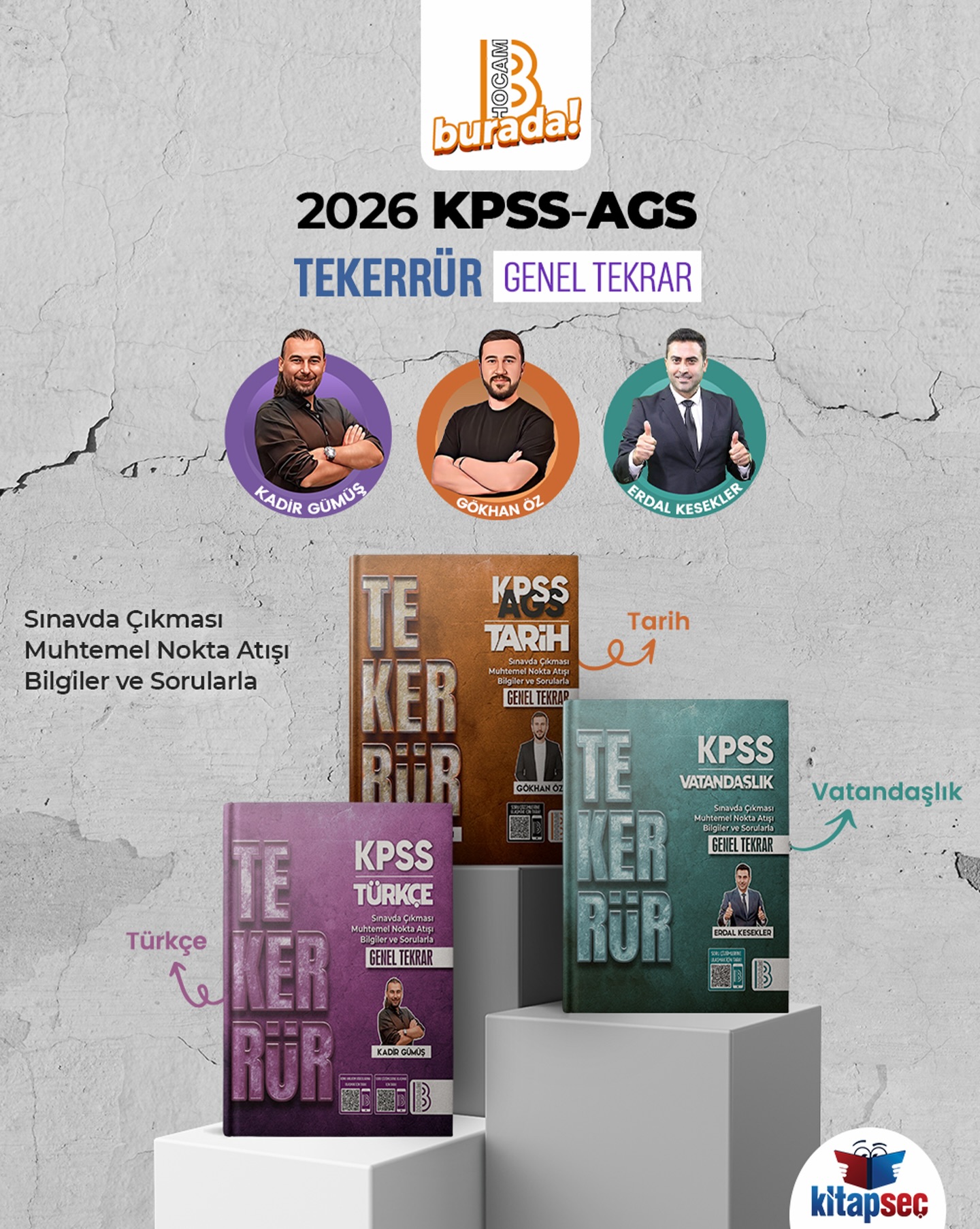 KİTAPSEÇ Facebook ad: Kpss Kitapları,2026,AGS,Yds,Dgs,Öabt,Yks,Lgs,Tyt,Ayt