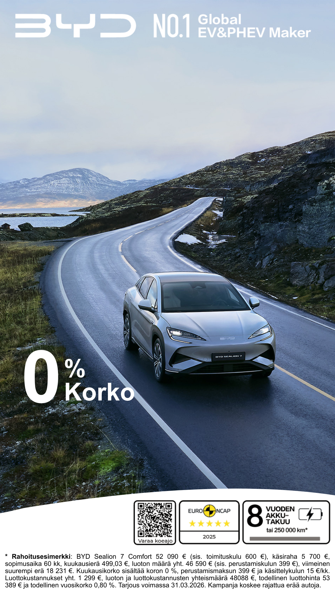 BYD Finland Facebook ad from Jan 20, 2026