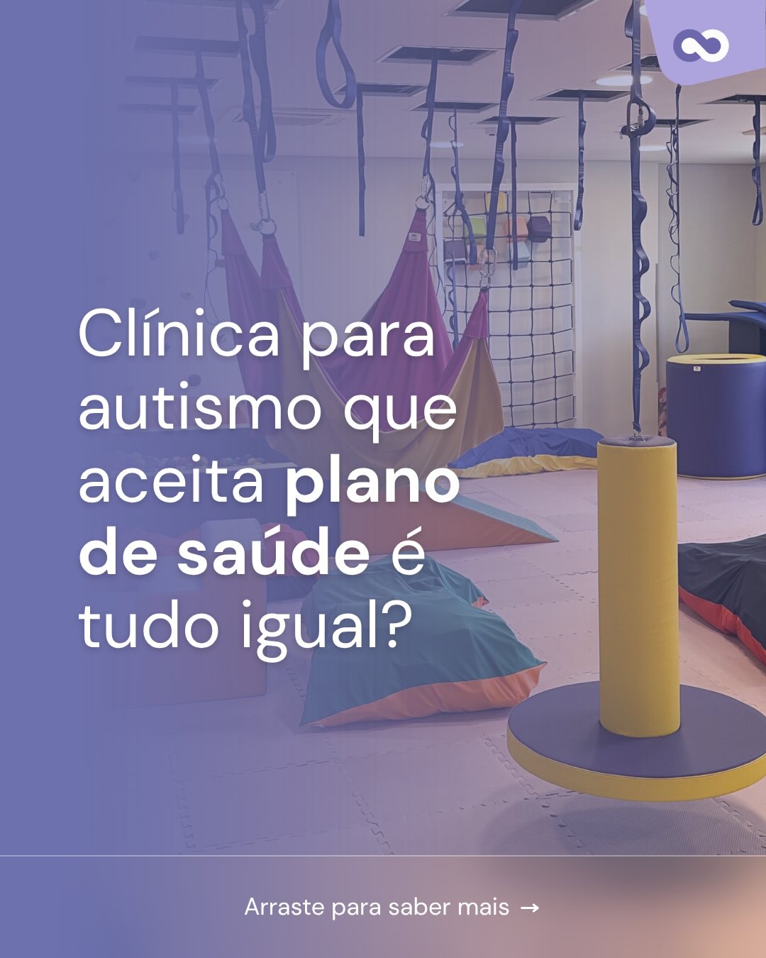 Genial Care Facebook ad: Aqui, na Genial Care, sua família está dentro…
