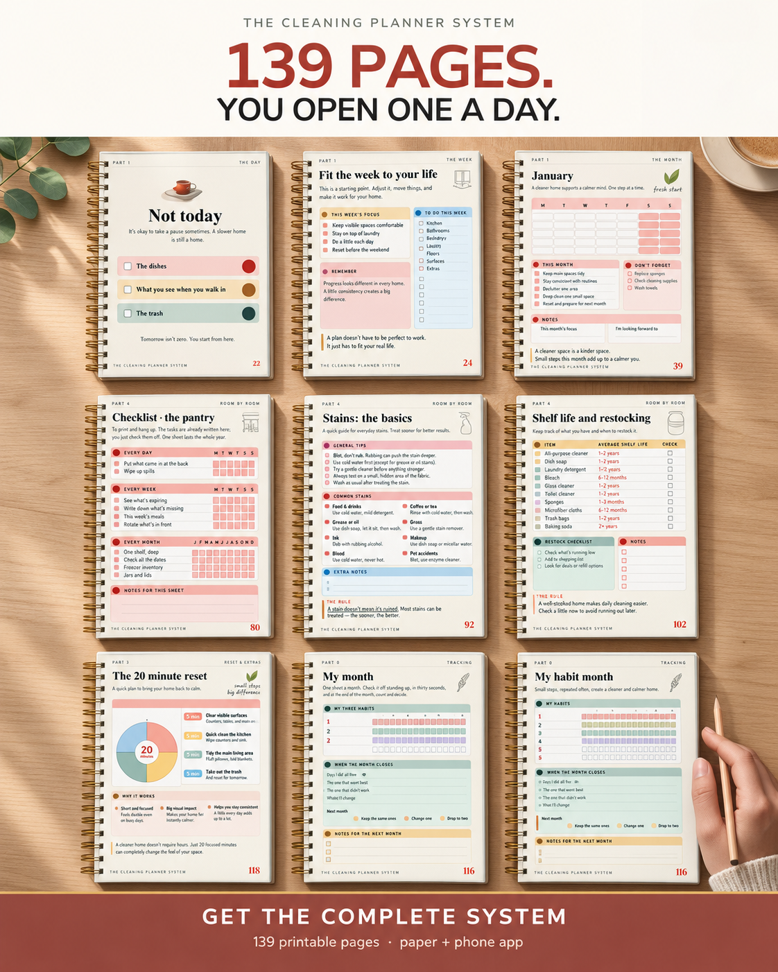 Home Goods Facebook ad: 139 pages. You open one a day