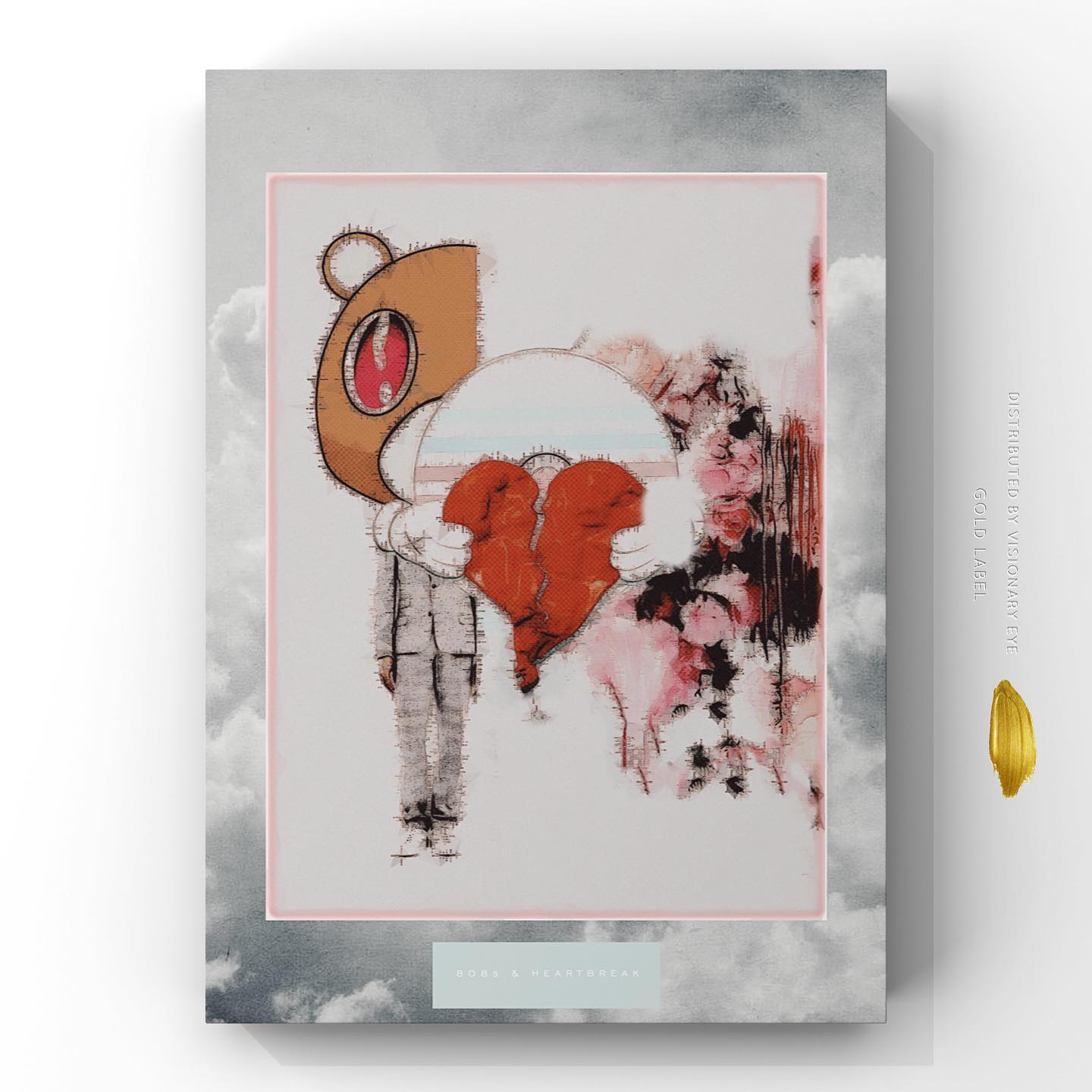 GOLD label: visionary EYE Facebook ad: BEAUTIFUL DESTRUCTION: 808’s & HEARTBREAK