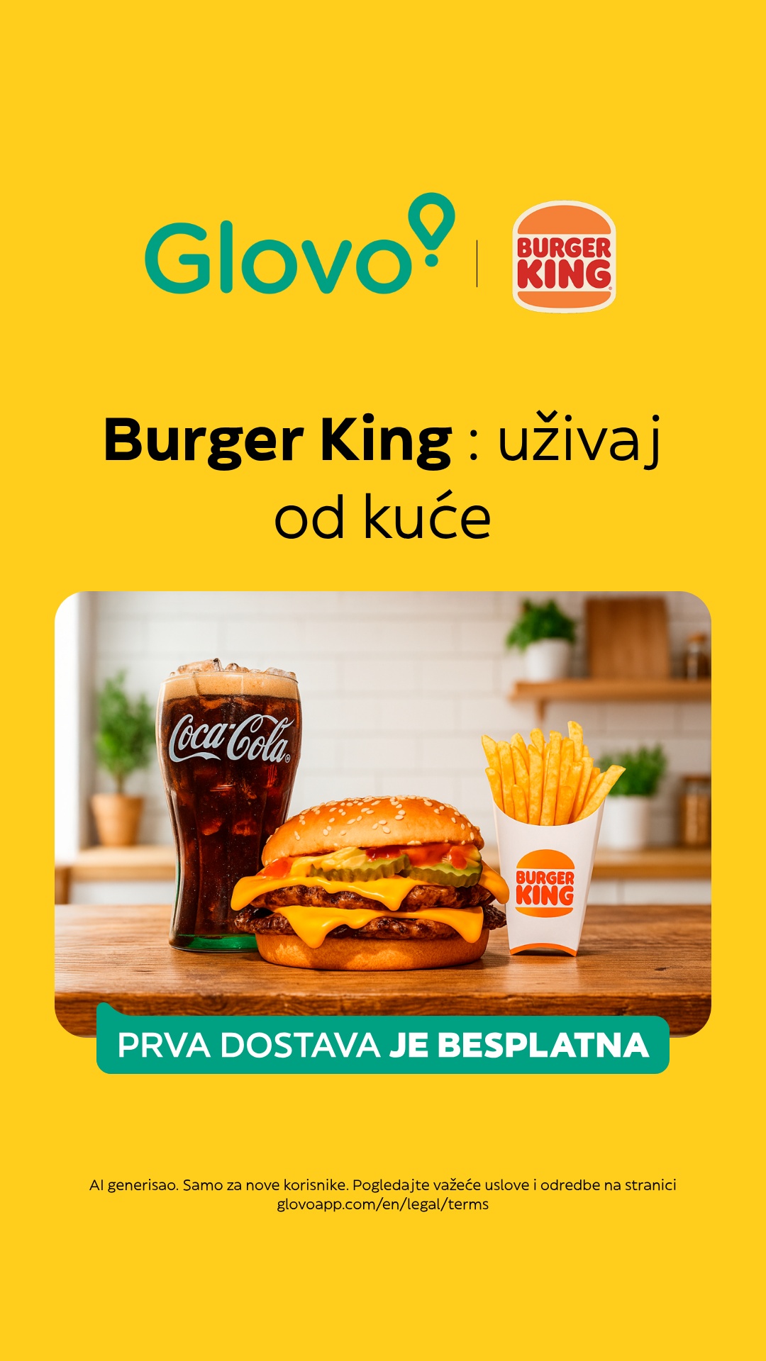 Glovo Facebook ad