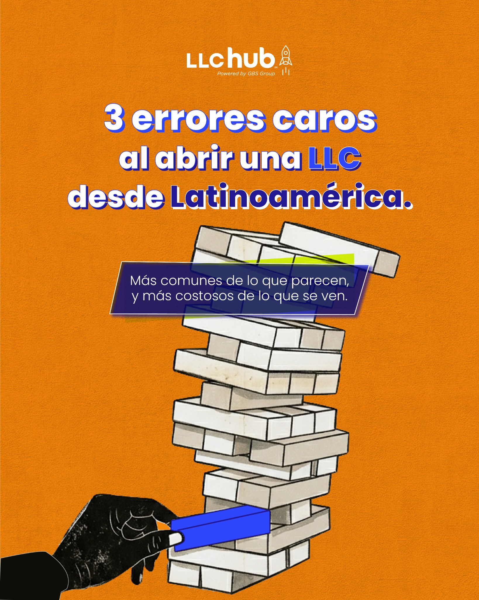 LLC Hub Facebook ad: Abrir una LLC es fácil, pero cometer errores…