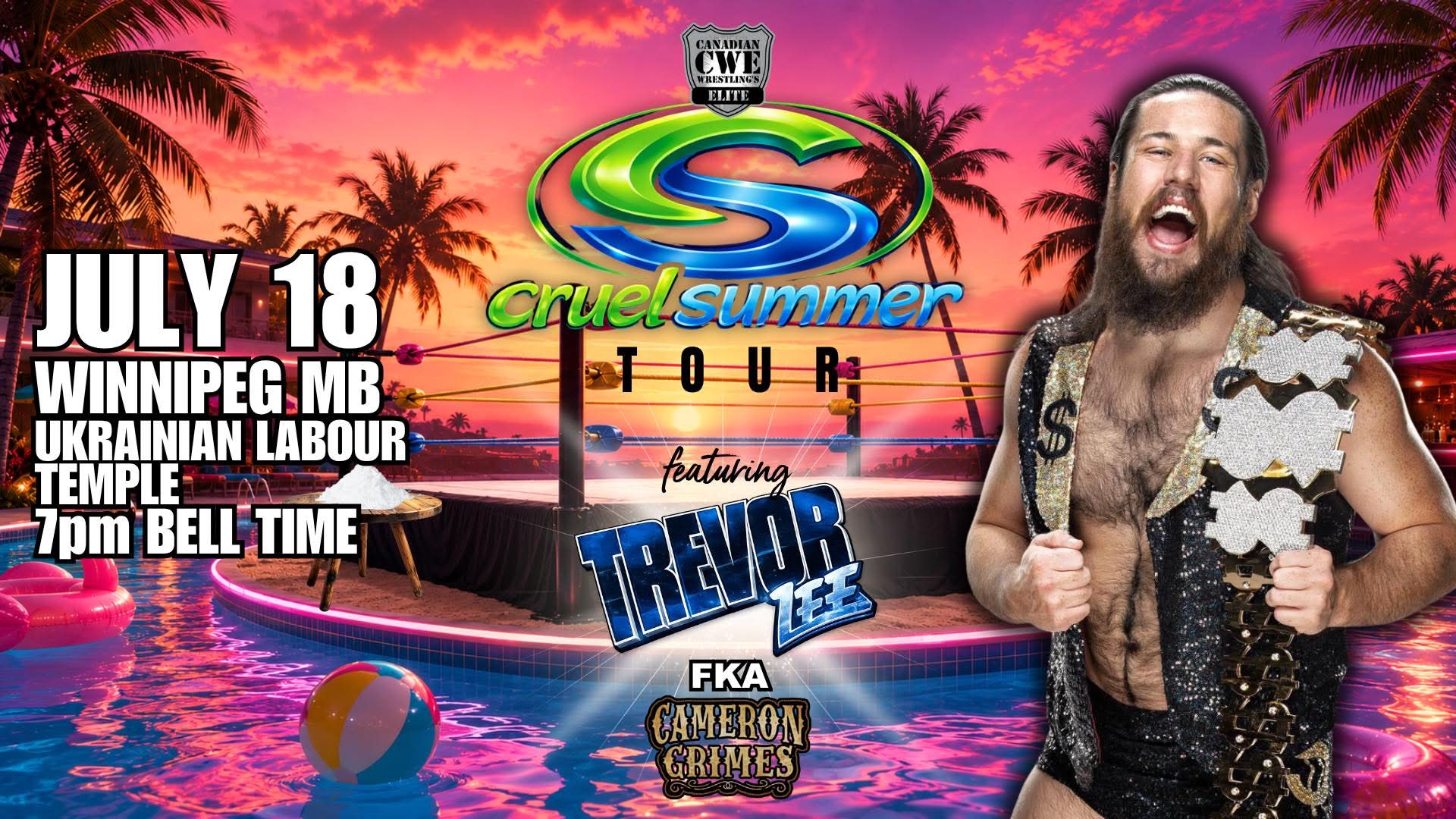 Canadian Wrestling's Elite Facebook ad