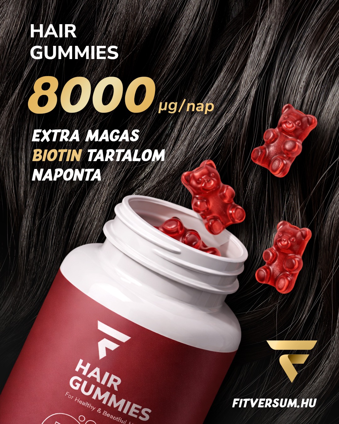 Fitversum Facebook ad: Termékeink - Fitversum, Prémium Kollagén, Hajvitamin &