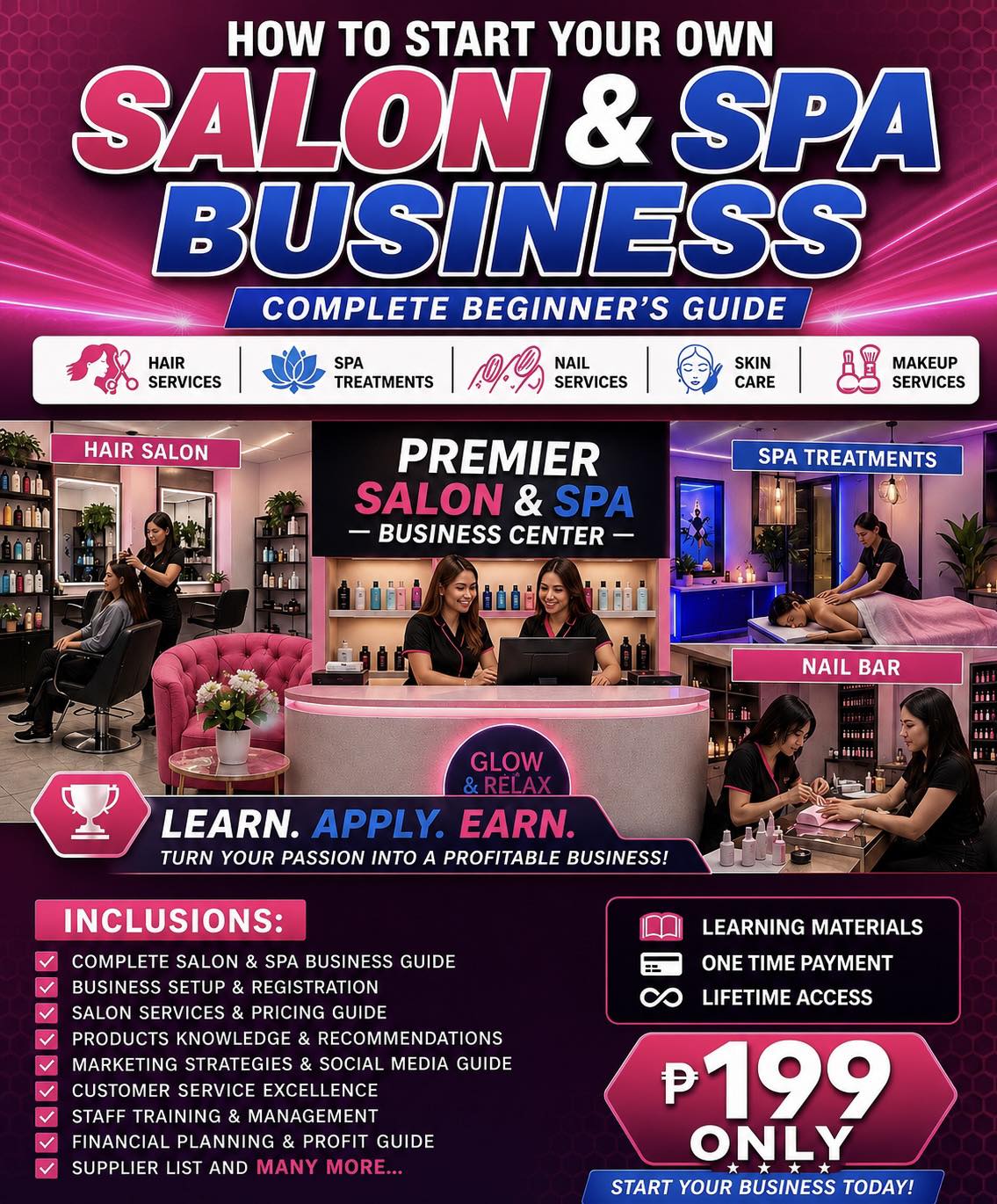 Salon Business Files Facebook ad