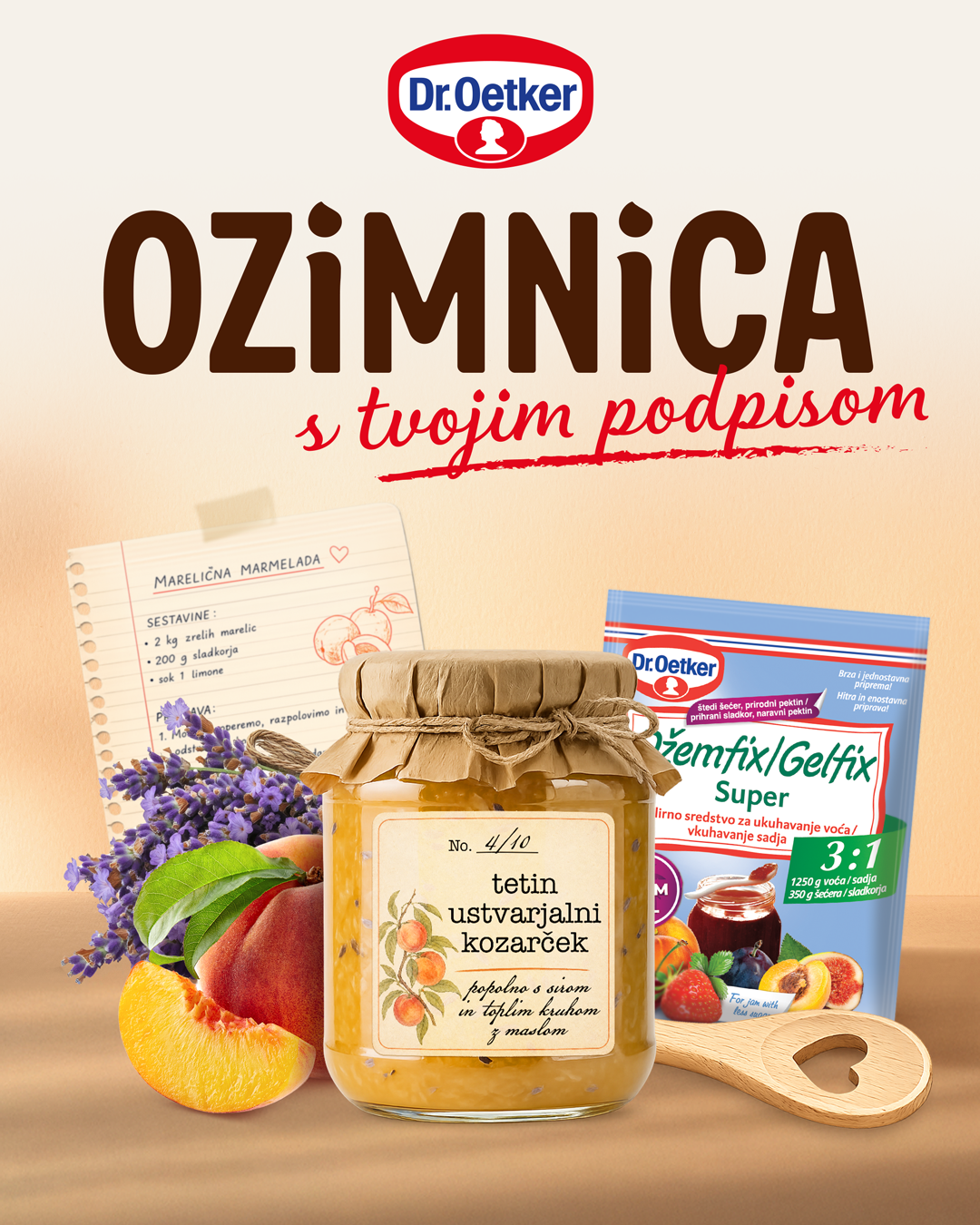 Dr. Oetker Slovenija Facebook ad: Ozimnica iz srca