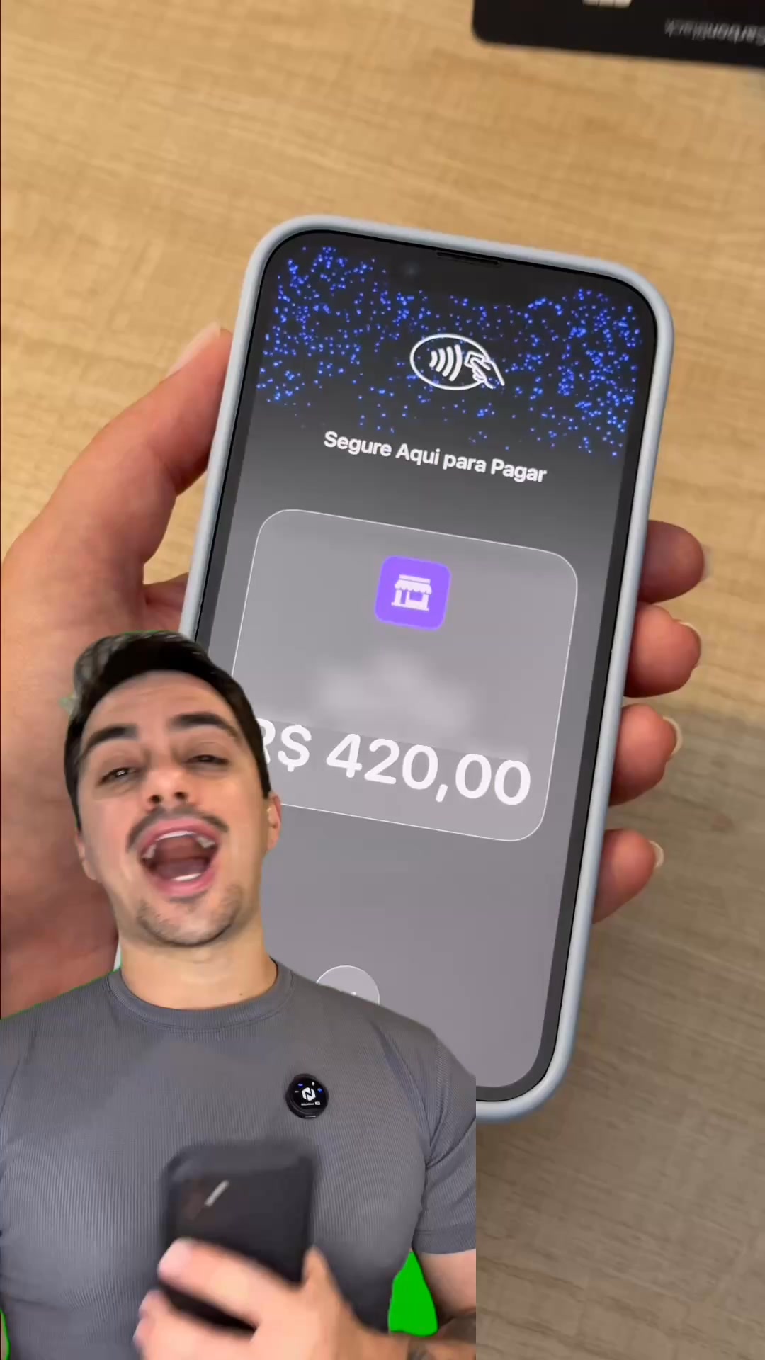 InfinitePay Facebook ad: Seu Celular vira maquininha GRÁTIS!