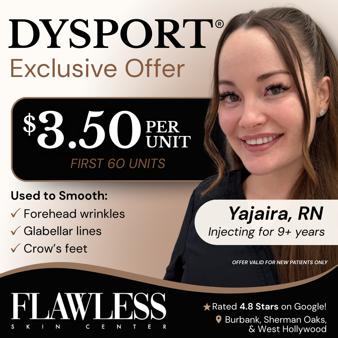 Flawless Skin Center Facebook ad