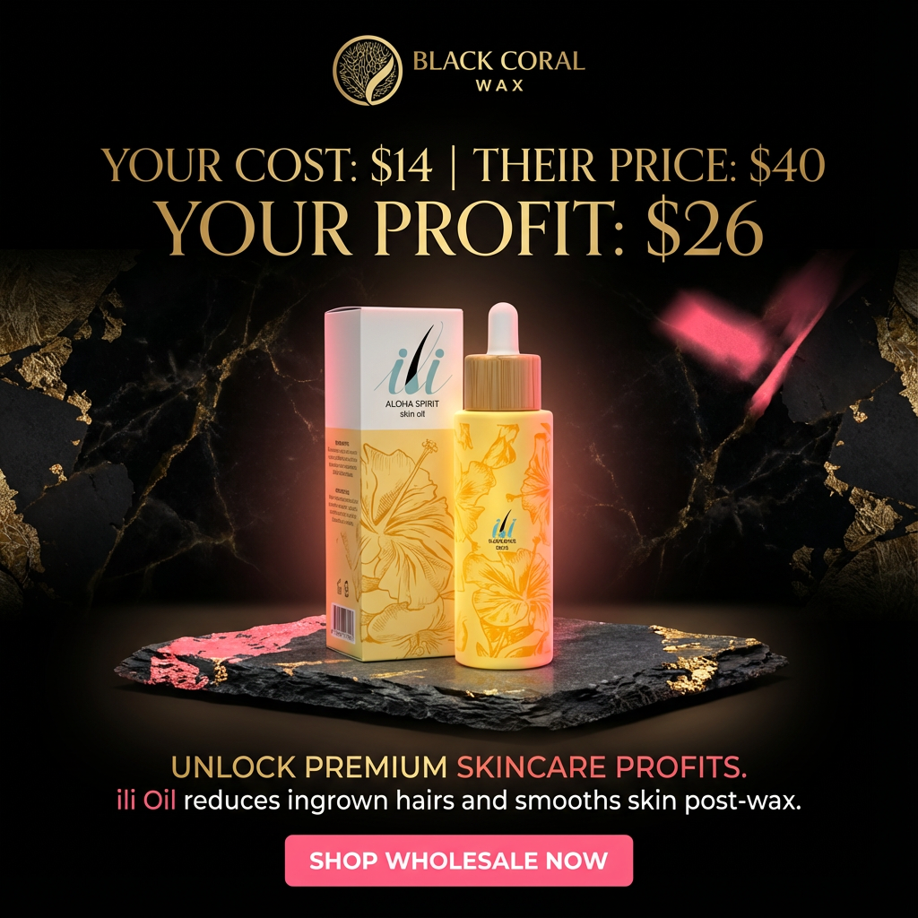 Black Coral Wax Facebook ad