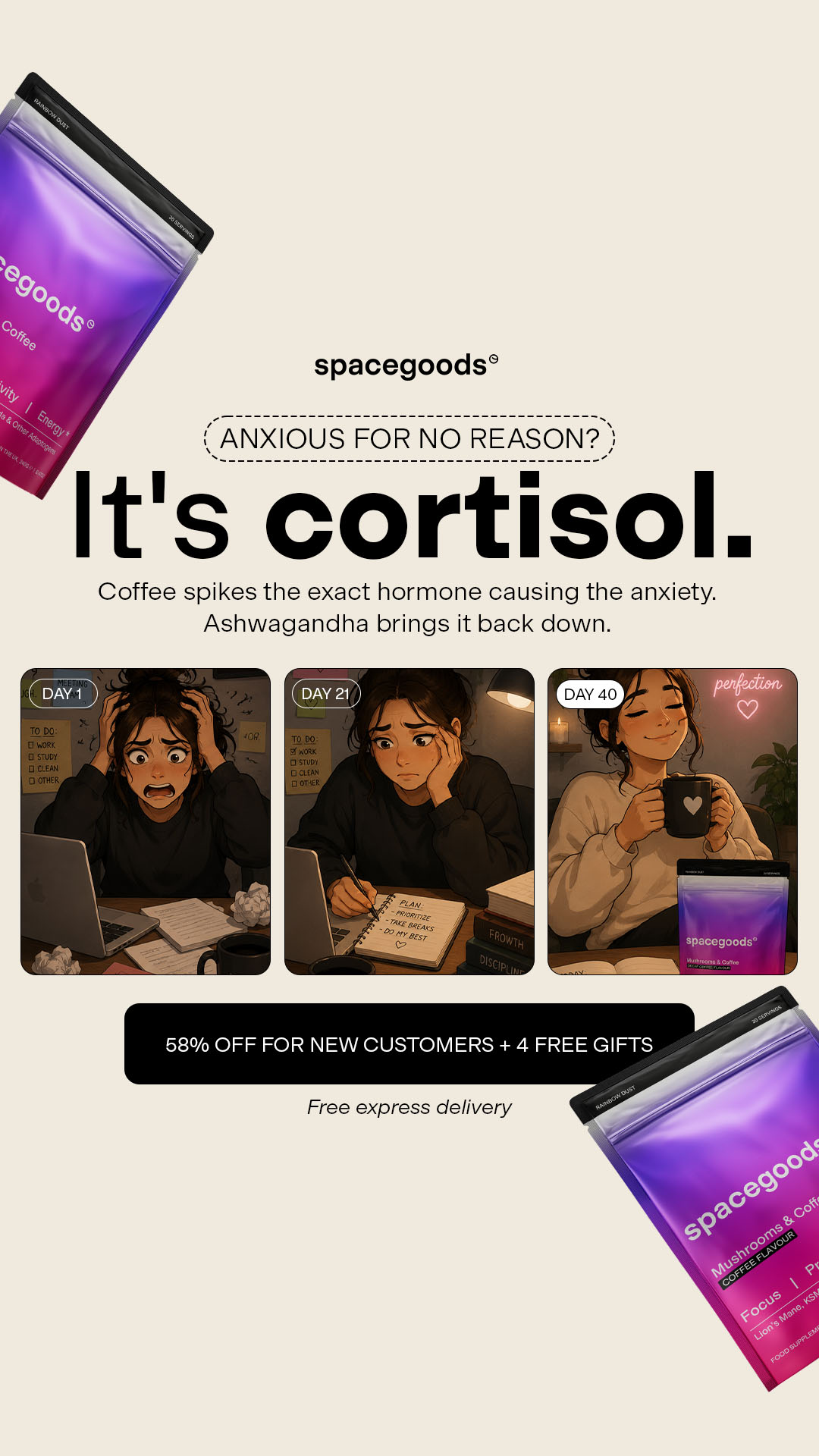 Spacegoods Facebook ad