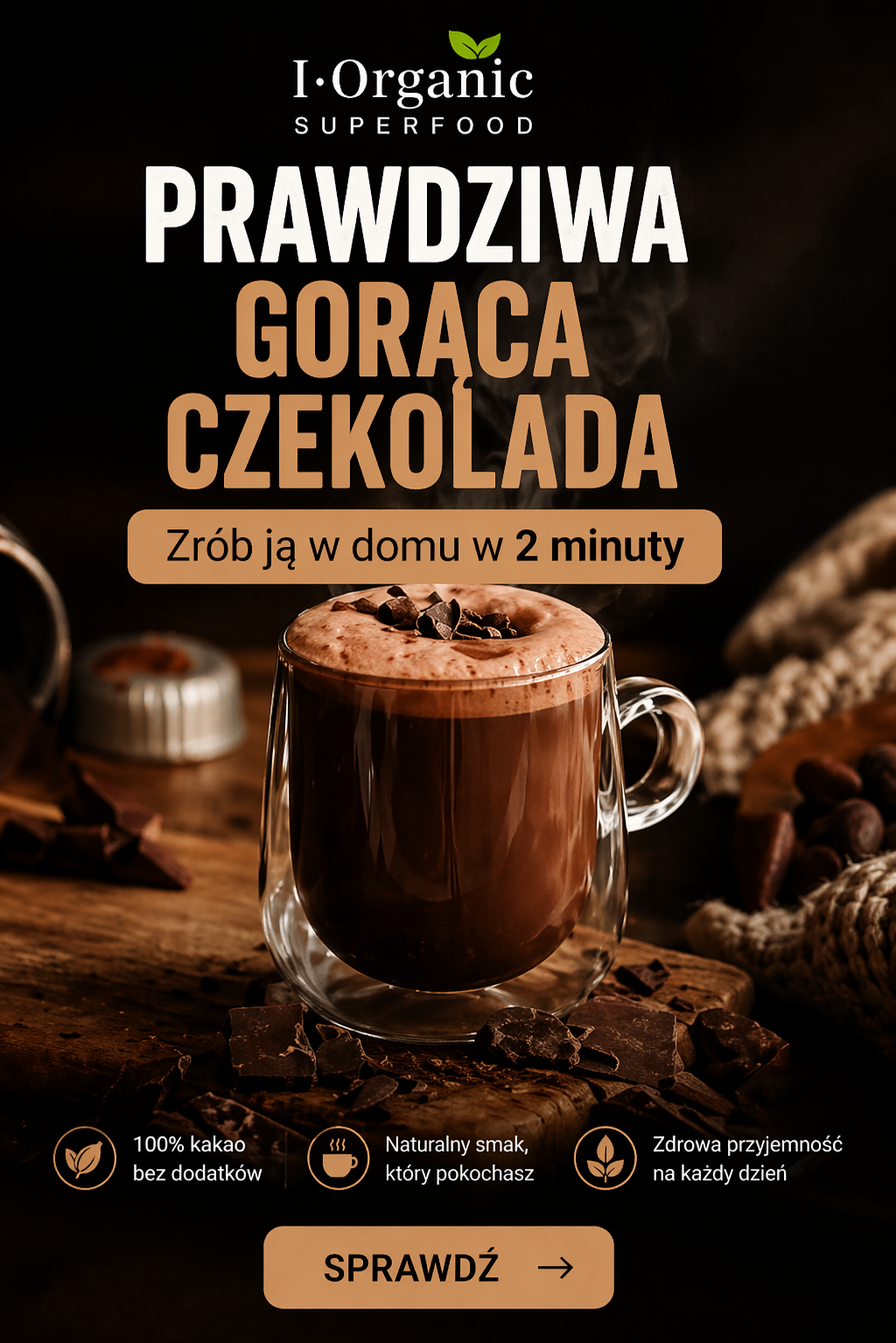 I-Organic Facebook ad