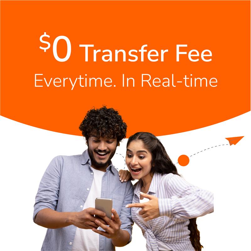 Ria Money Transfer Facebook ad: Unlock $0 Fees