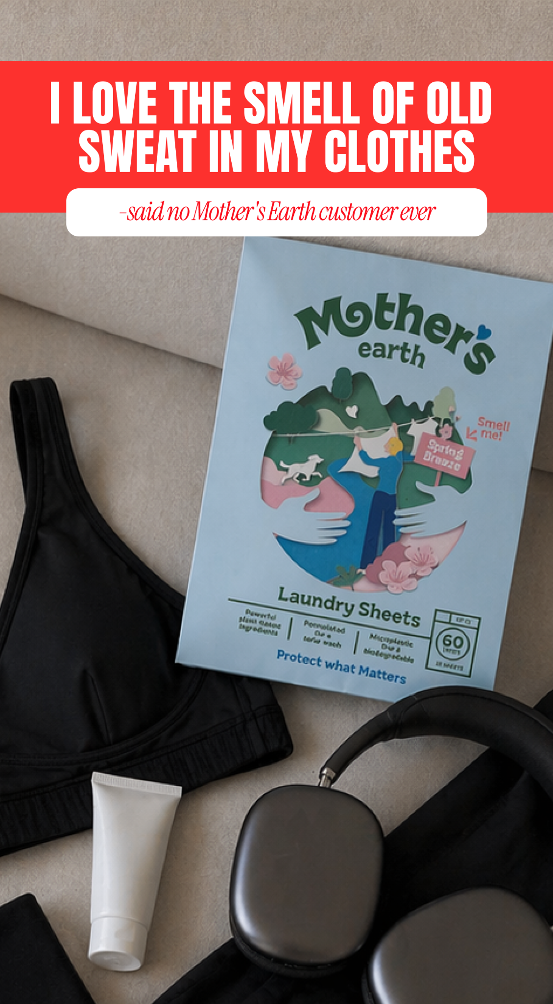Mothers Earth Facebook ad