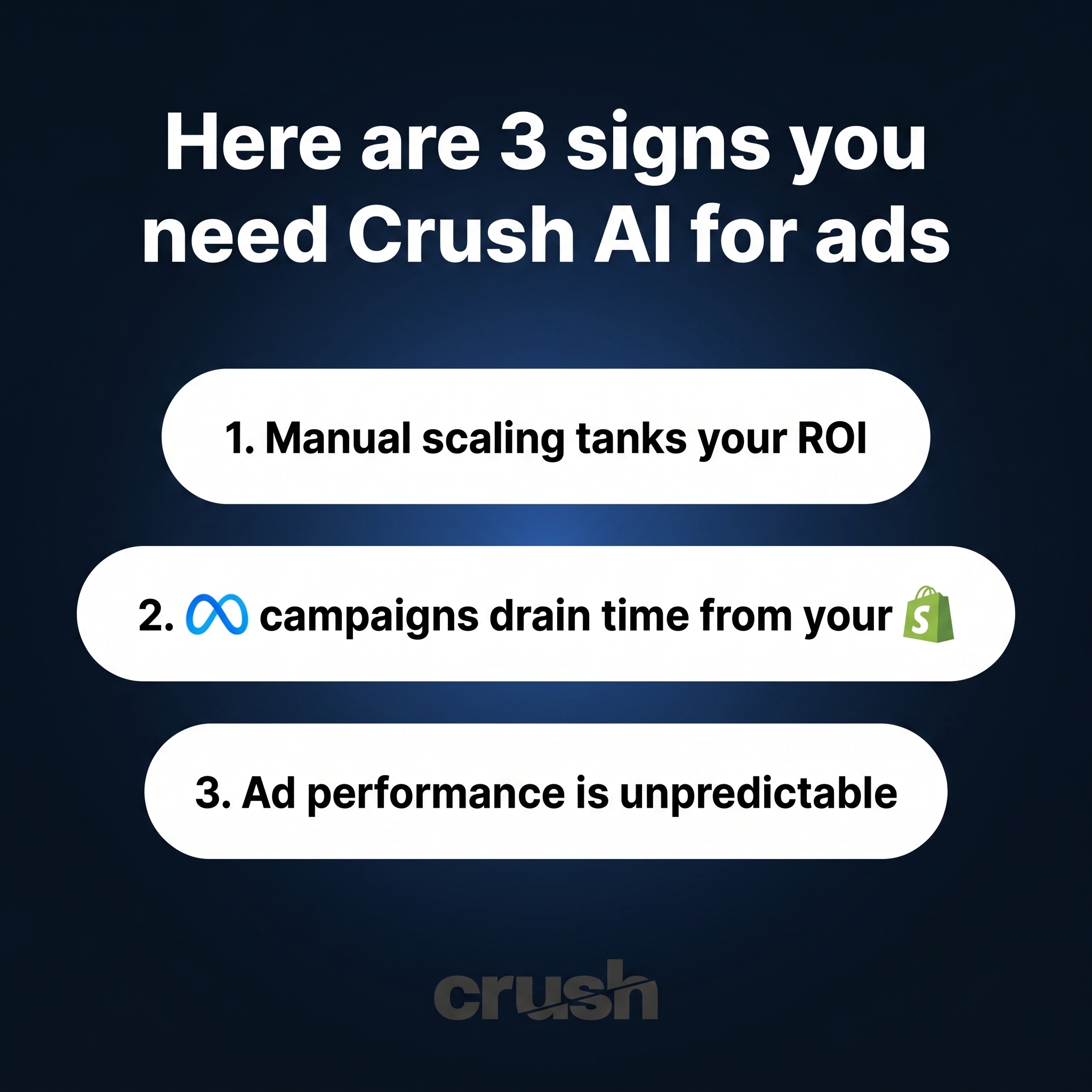trycrush.ai Facebook ad
