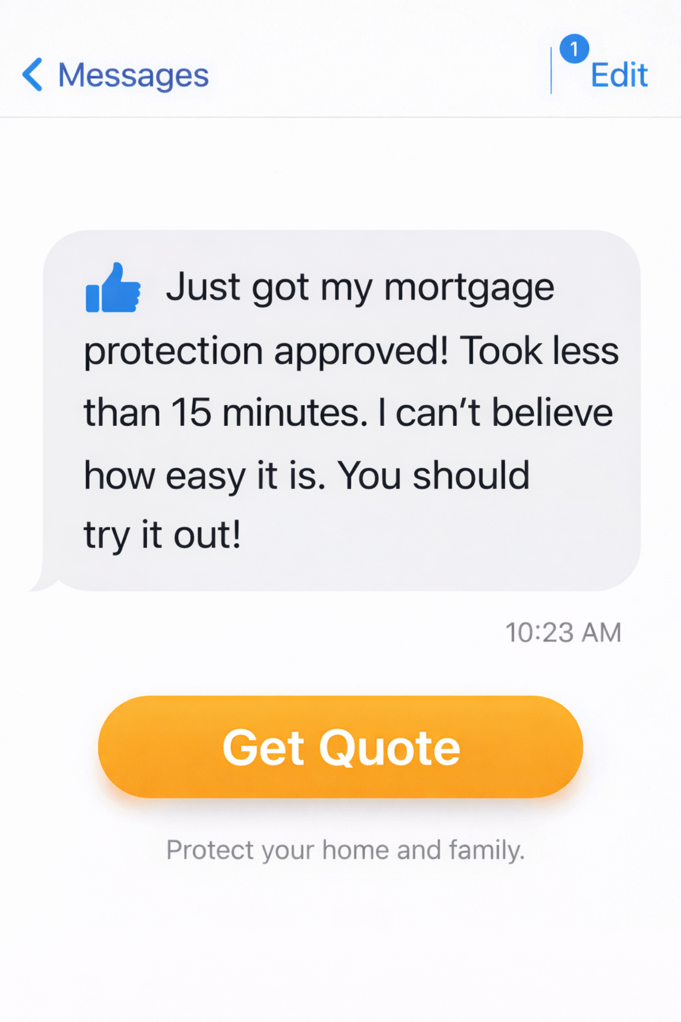 Home Protection Services Facebook ad