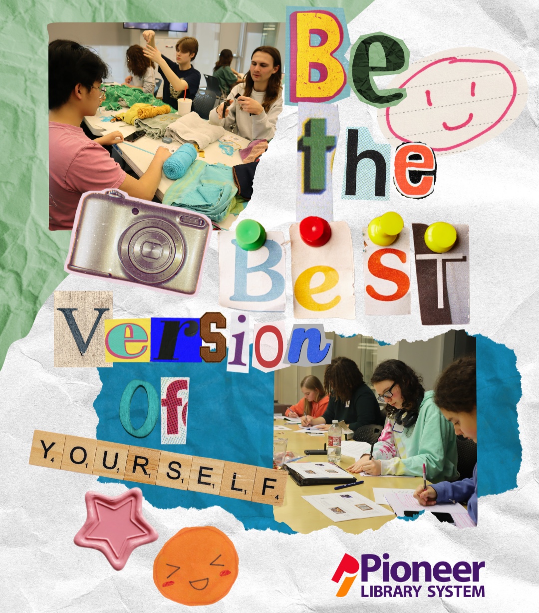Pioneer Library System Facebook ad: With your Pioneer Library System card, teens have…