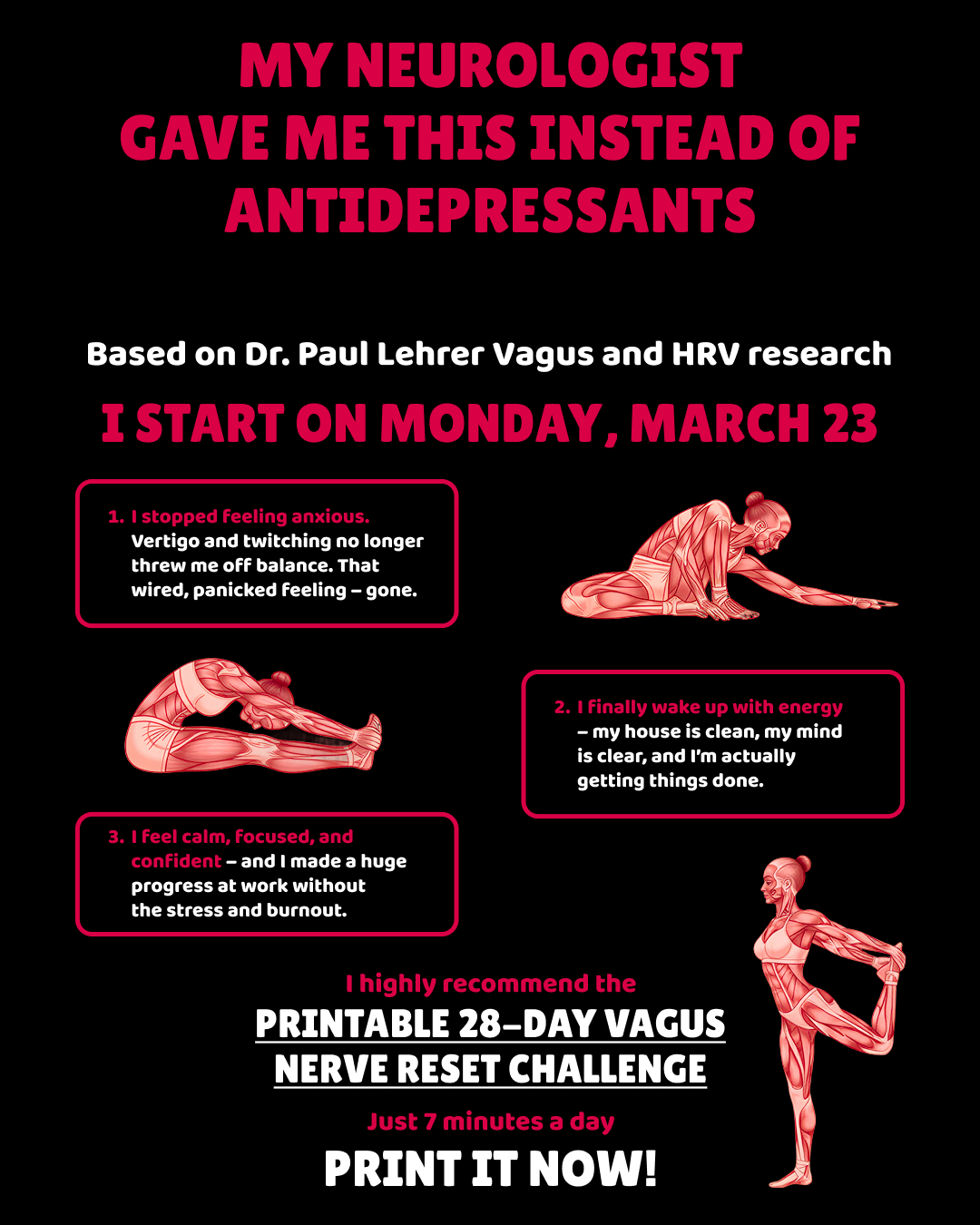 Julia Hampstead Facebook ad: Vagus Nerve Reset Changed Life
