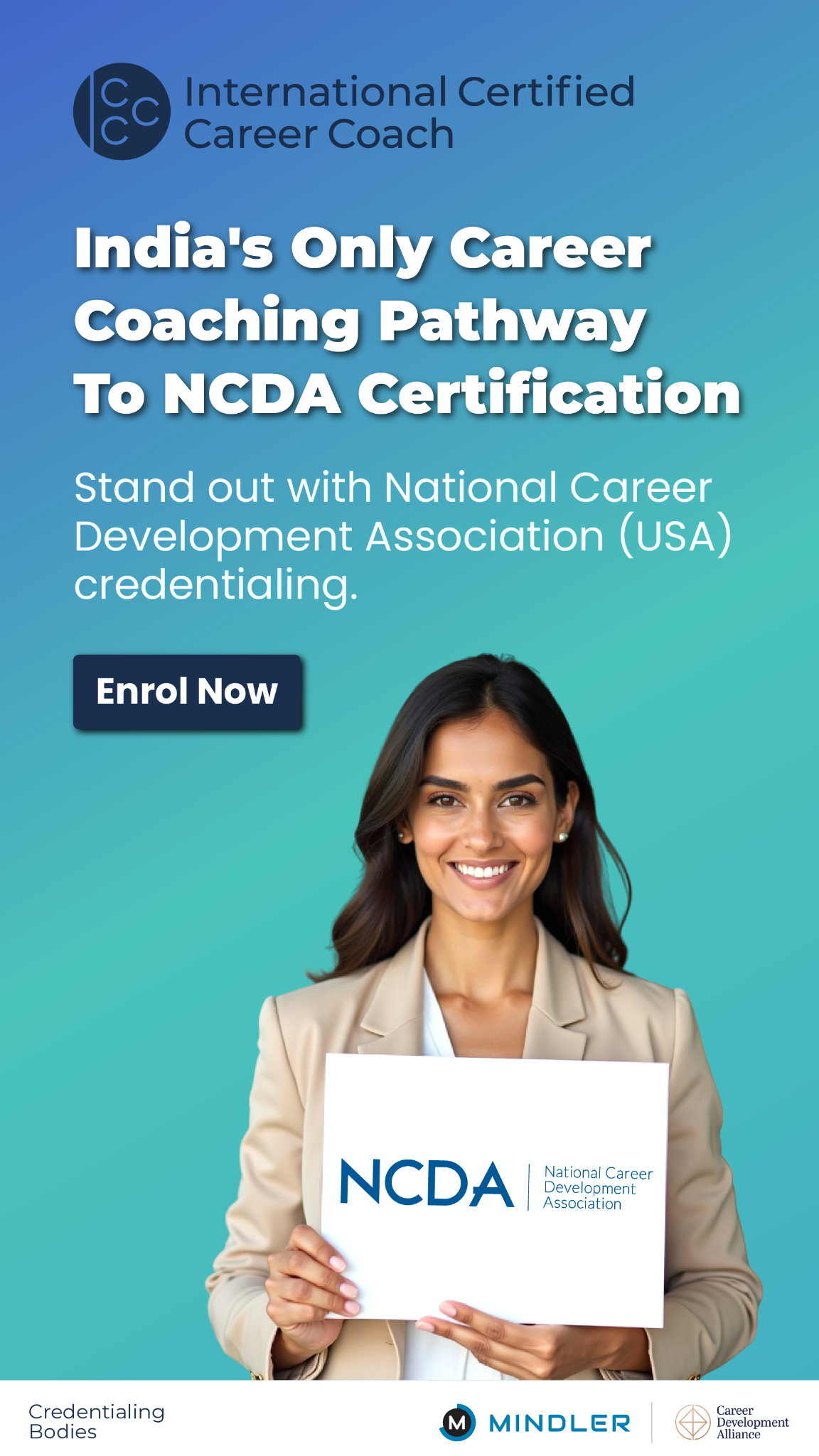 International Certified Career Coach Facebook ad from Jul 9, 2026