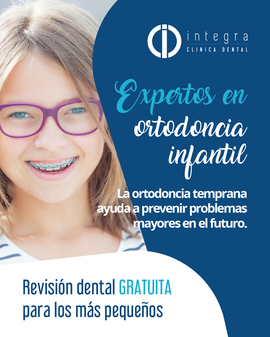 Clínica Integra Facebook ad: Expertos en ortodoncia infantil en Zamora