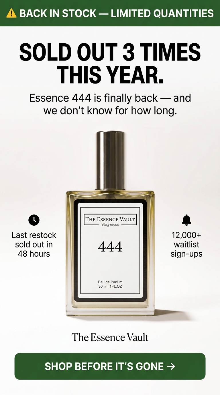 The Essence Vault Facebook ad