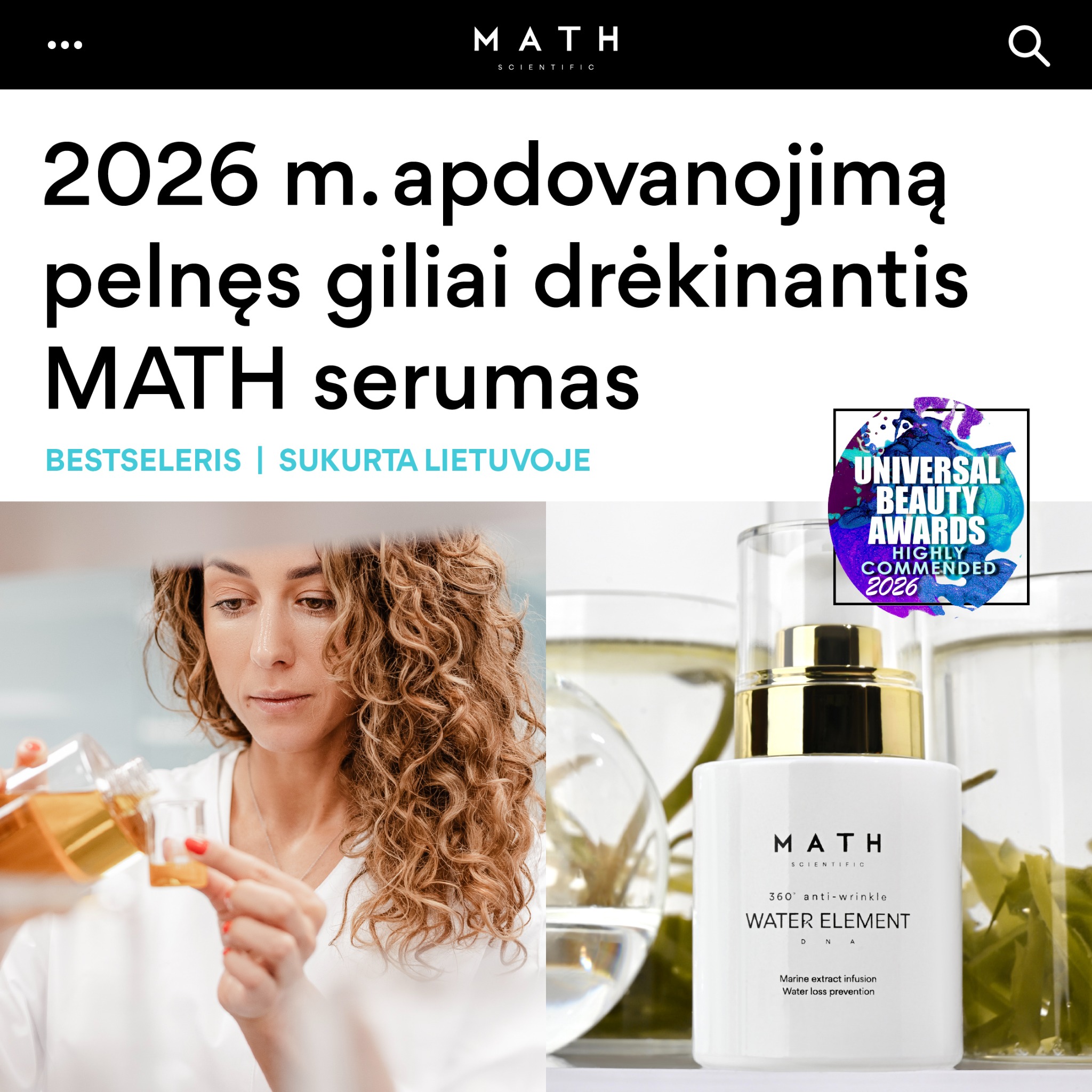 MATH Scientific Facebook ad