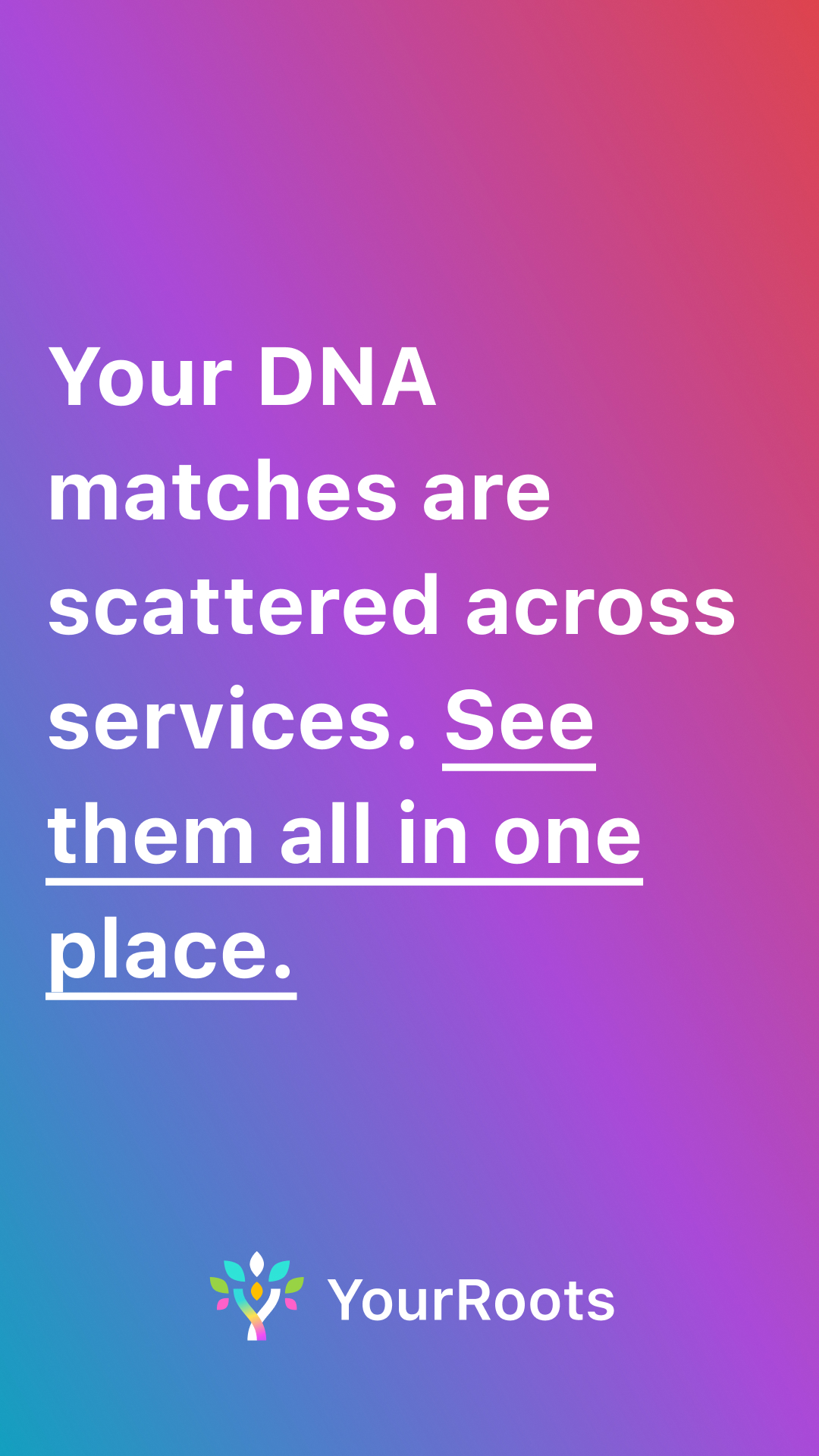 YourRoots Facebook ad