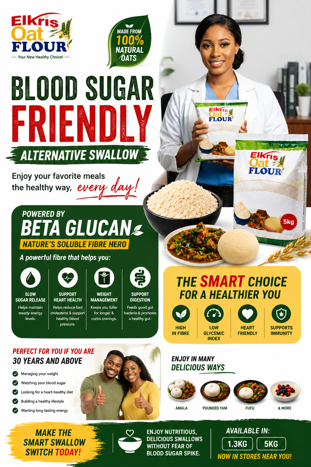 Elkris Foods Facebook ad: DIABETES IS HARD ENOUGH, YOUR MEALS SHOULDN’T MAKE…