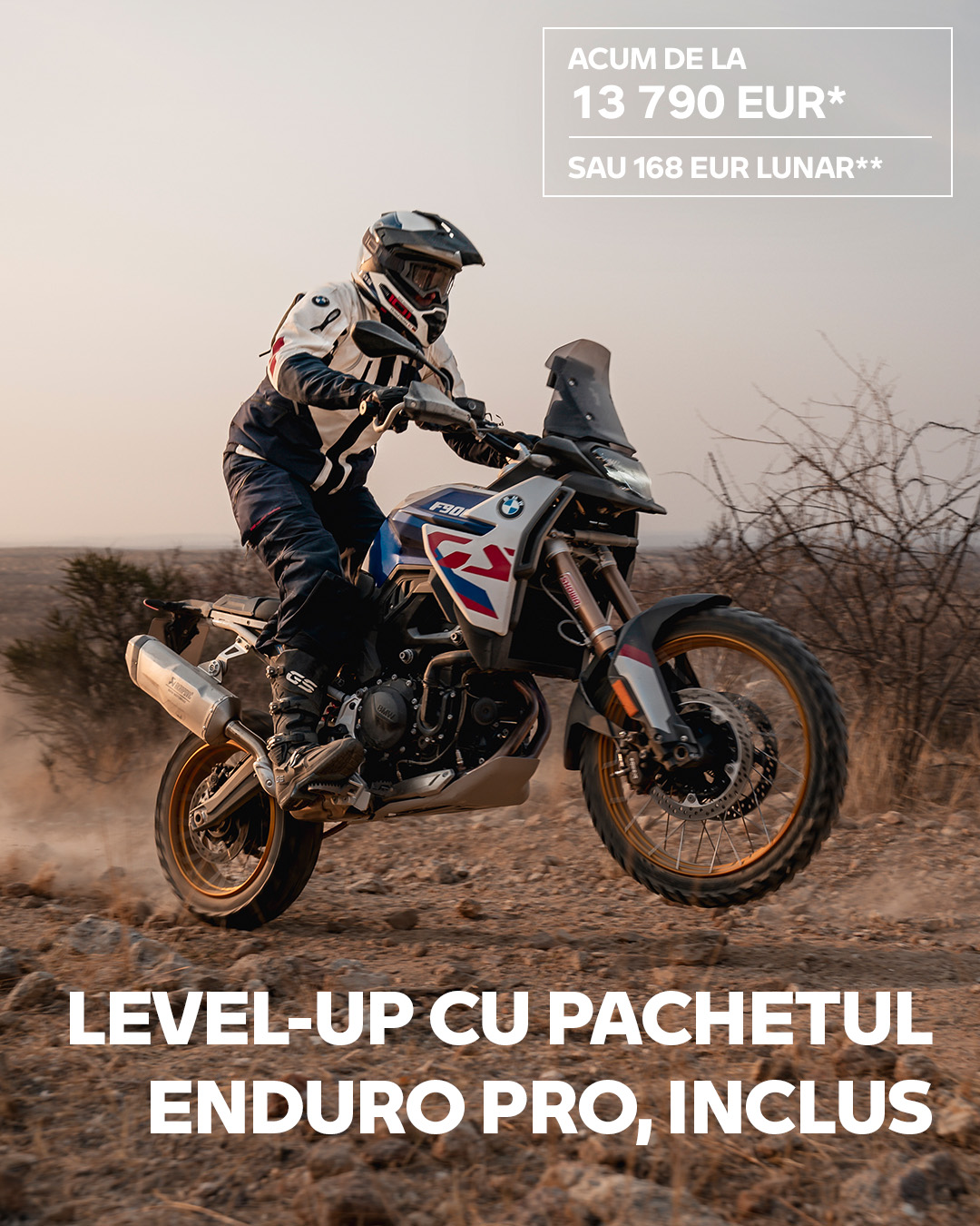 BMW Motorrad Romania Facebook ad from May 13, 2026