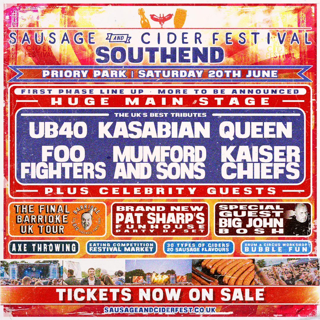 Sausage & Cider Festival - Southend Facebook ad: Sausage and Cider Festival - Southend 2026