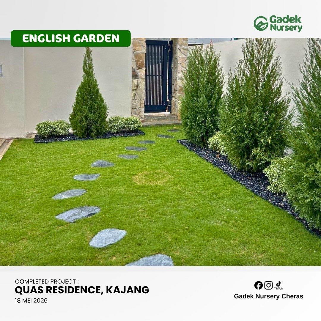 Gadek Nursery Cheras Facebook ad: Set English Garden di Quas Residence, Kajang direka…