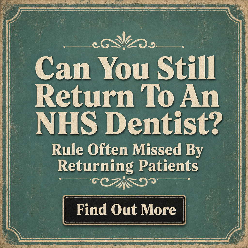 Brainy Searches Facebook ad: How to Switch Back to an NHS Dentist in 2026: Waiting…