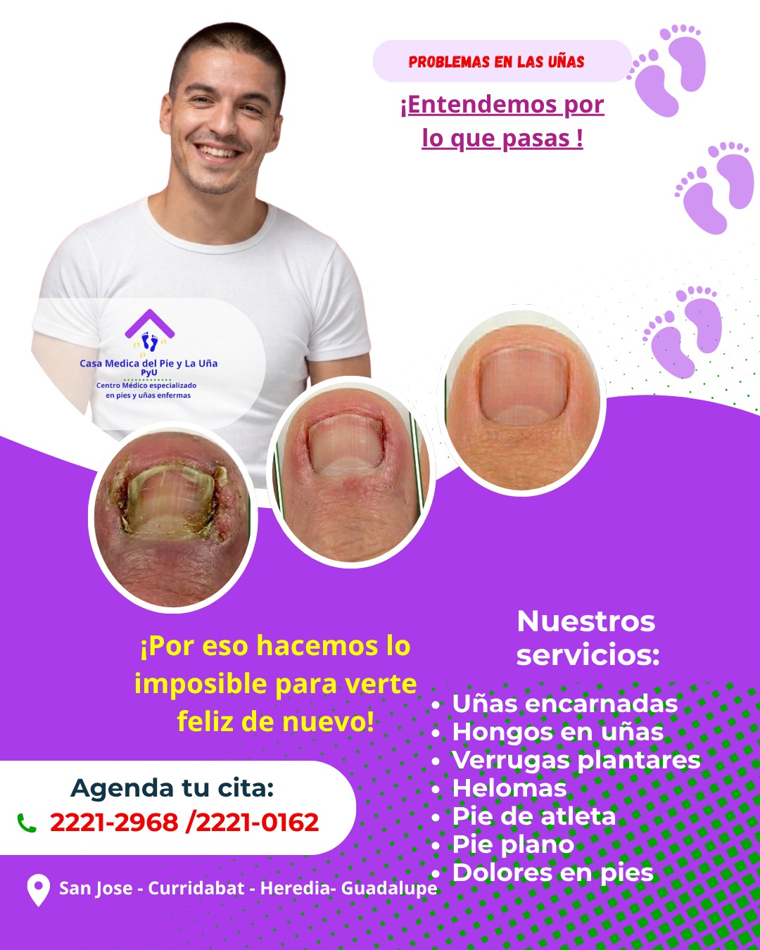 Casa Medica del Pie y la Uña Facebook ad: Casa Médica del Pie y la Uña: Tratamientos…