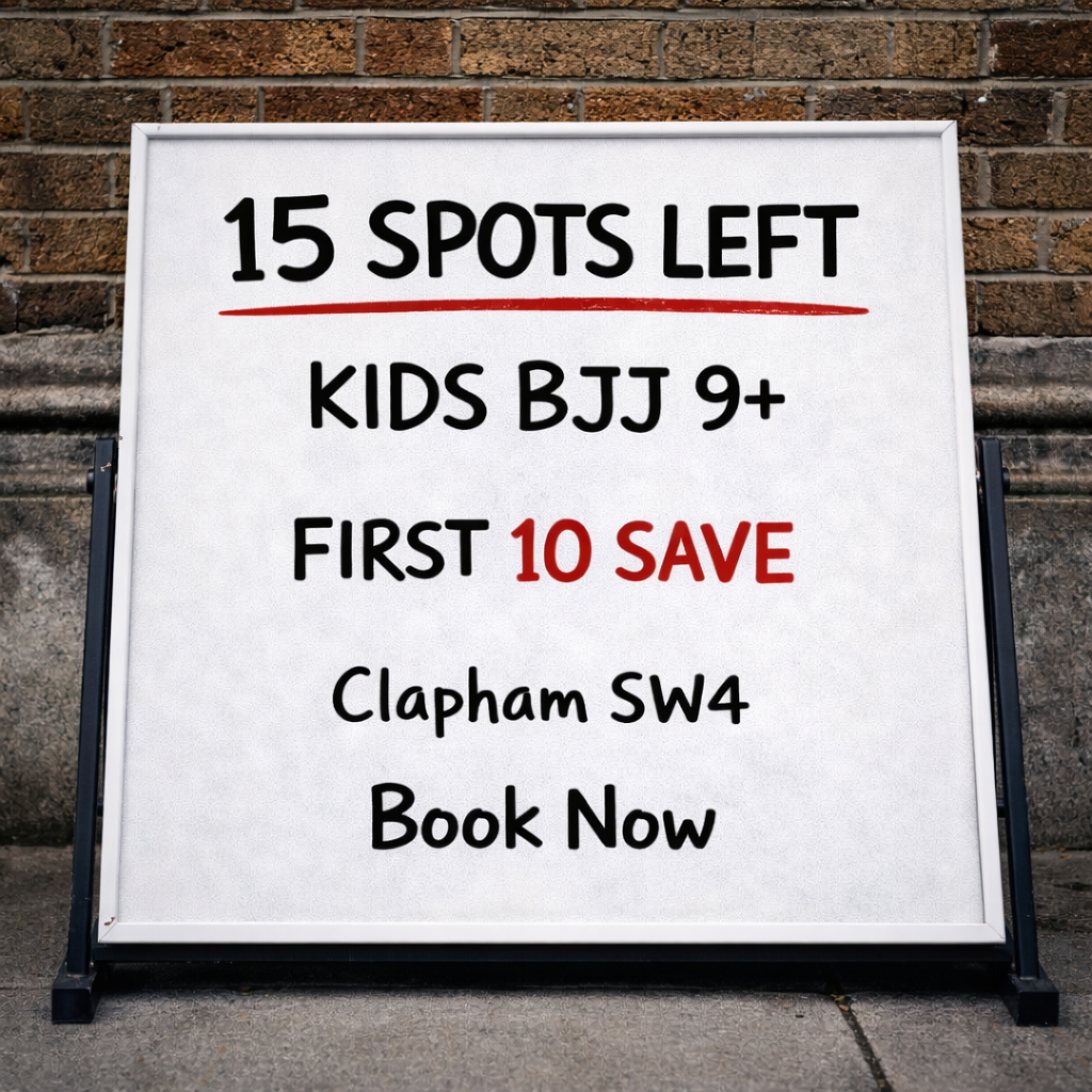 BAMA The Boado Academy of Martial Arts & Fitness Facebook ad: Only 15 Kids BJJ Spots Left