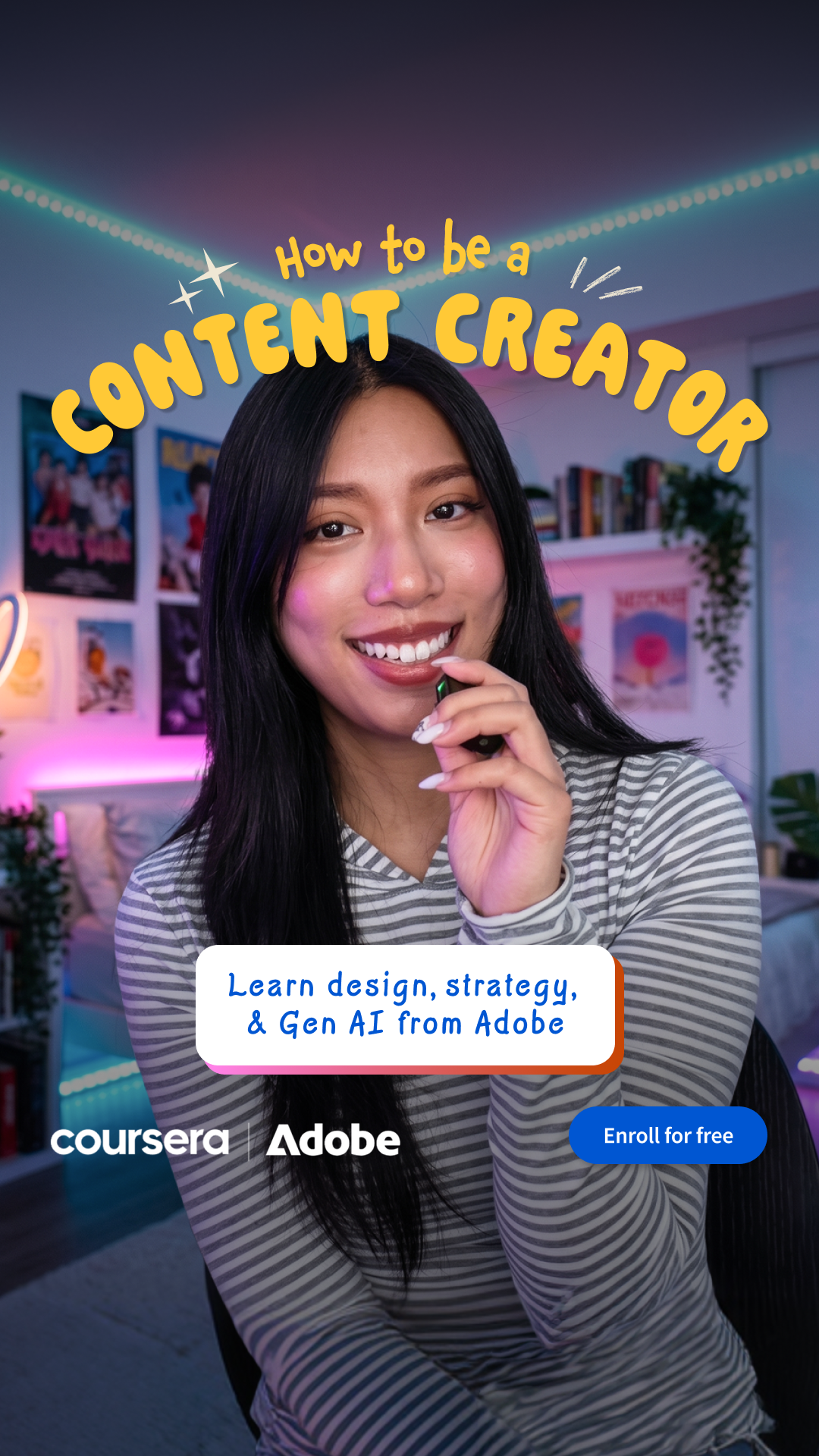 Coursera Facebook ad