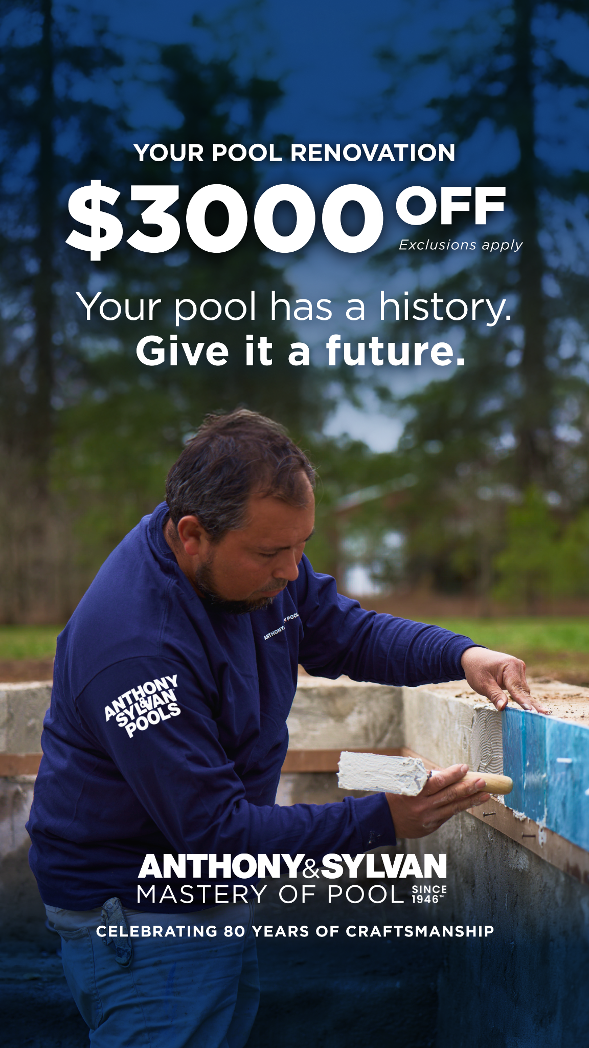 Anthony & Sylvan Pools Facebook ad