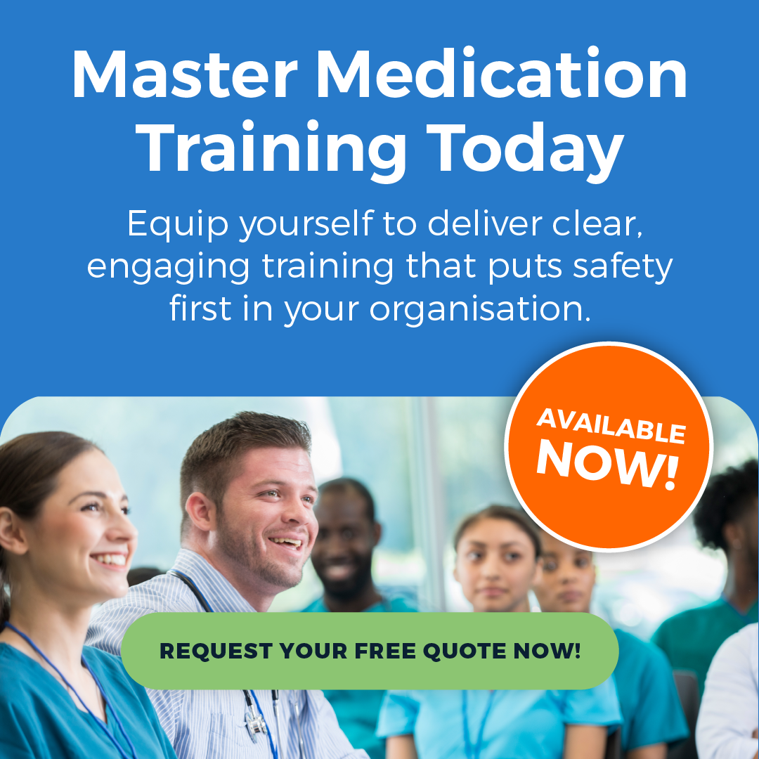 Careskills Academy Facebook ad: Medication Train The Trainer Online Course