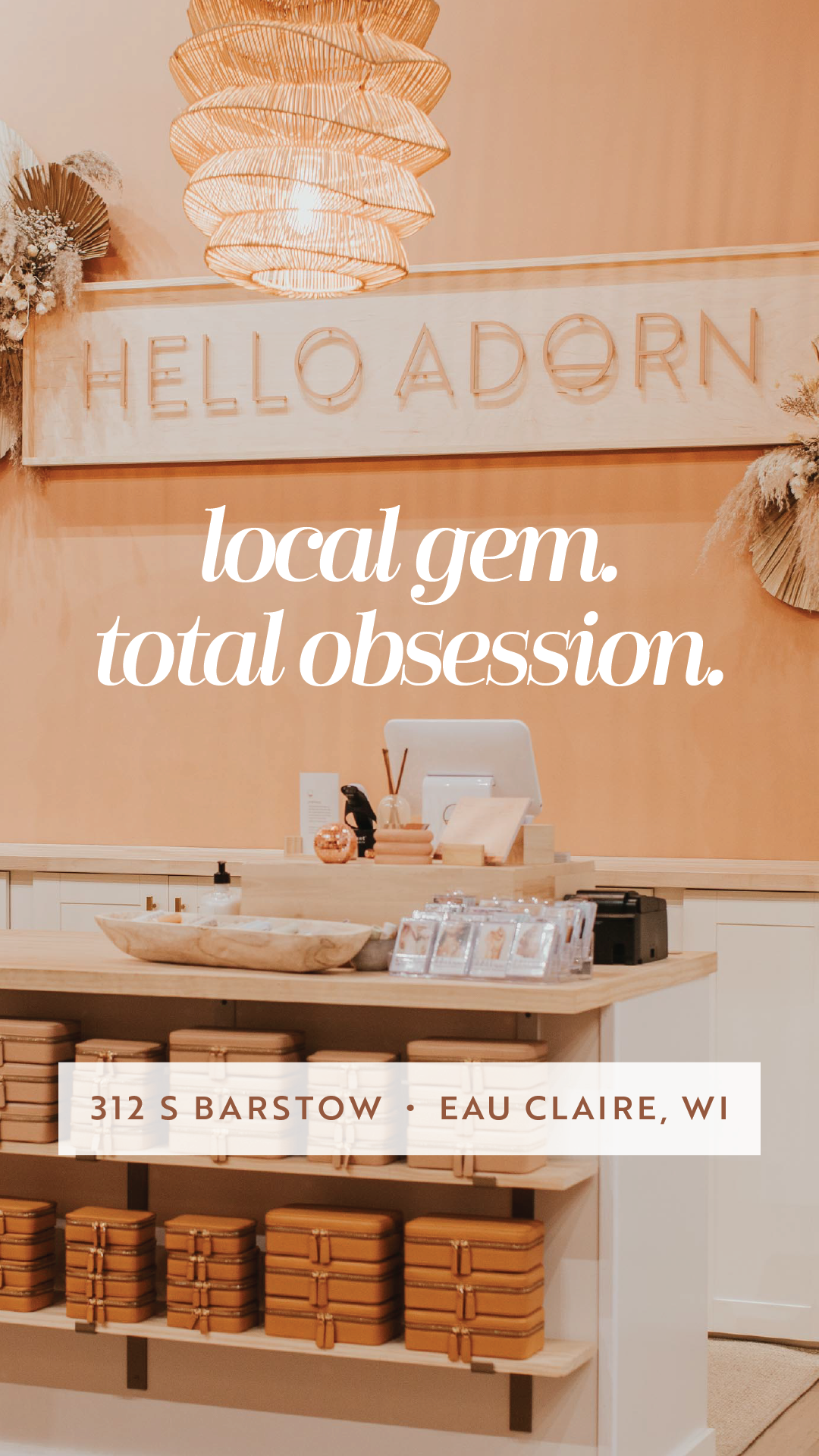 Hello Adorn Facebook ad